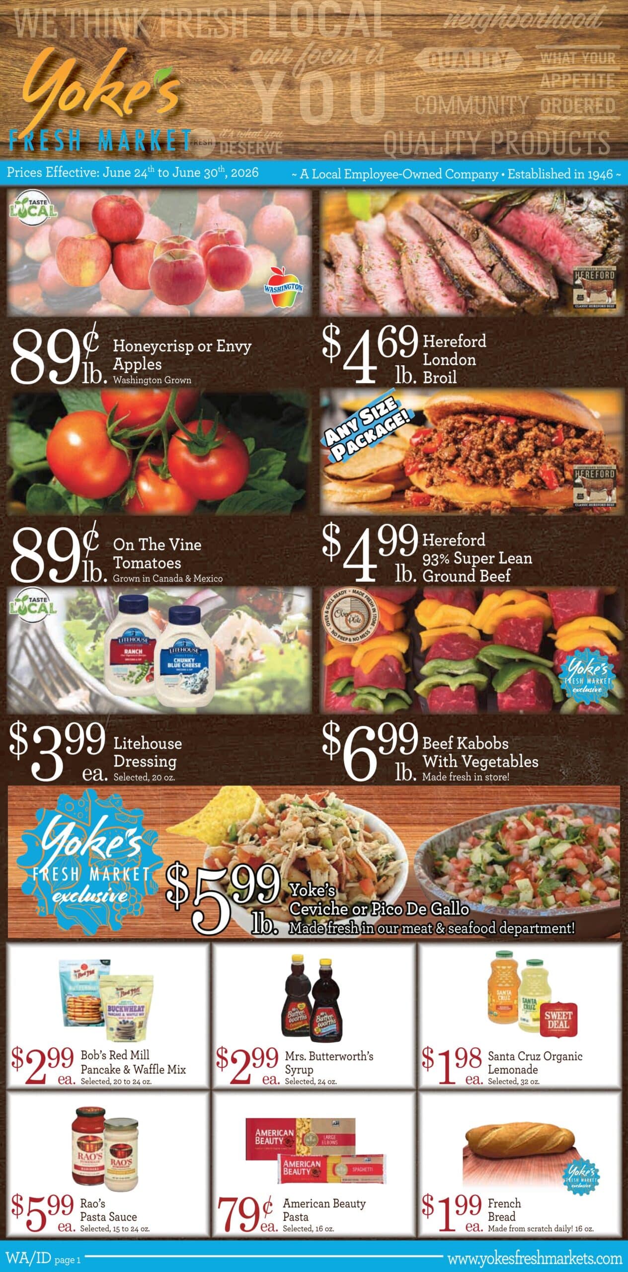 Yoke’s In Store Weekly Ad