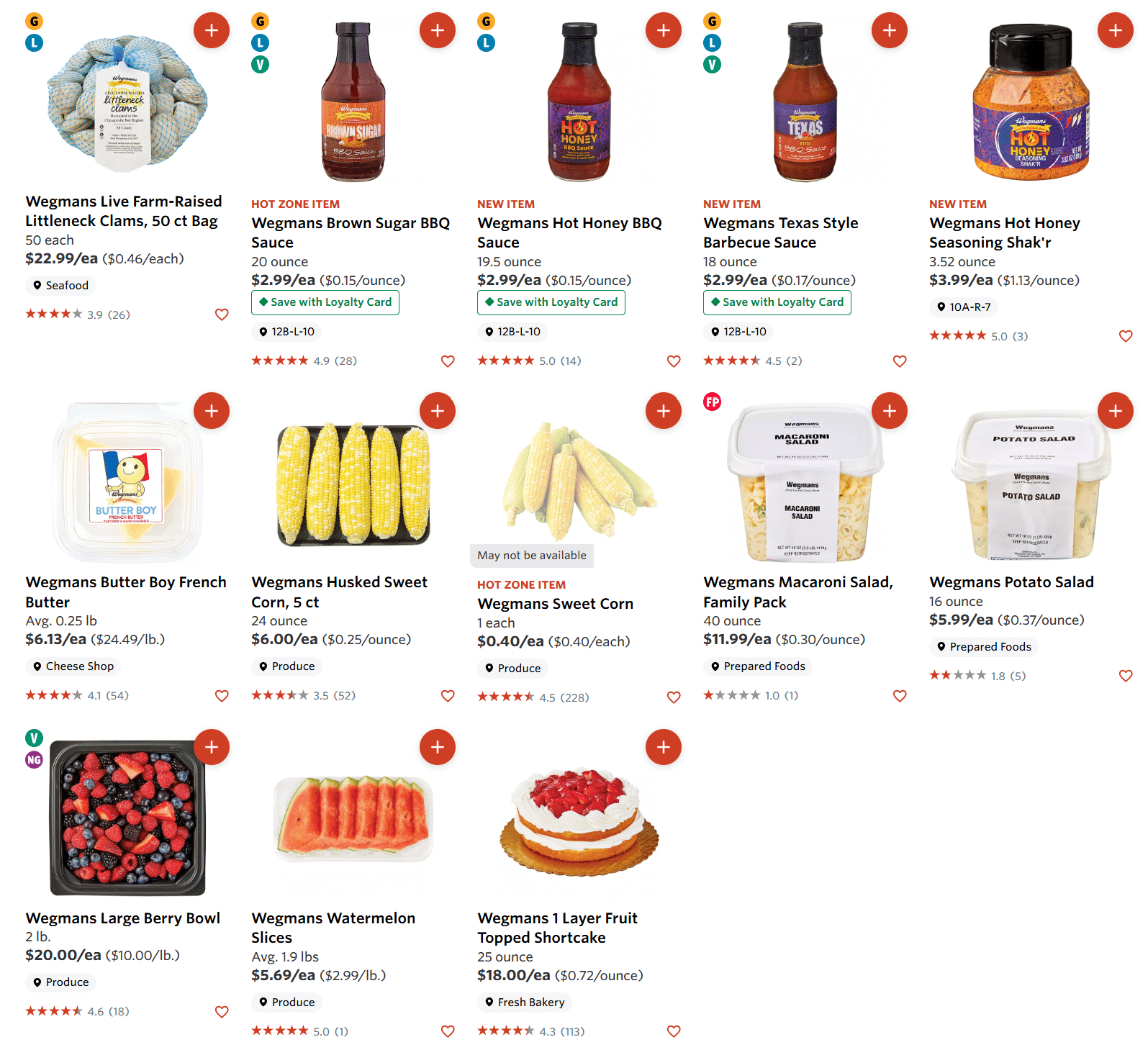 Wegmans In Store Weekly Ad