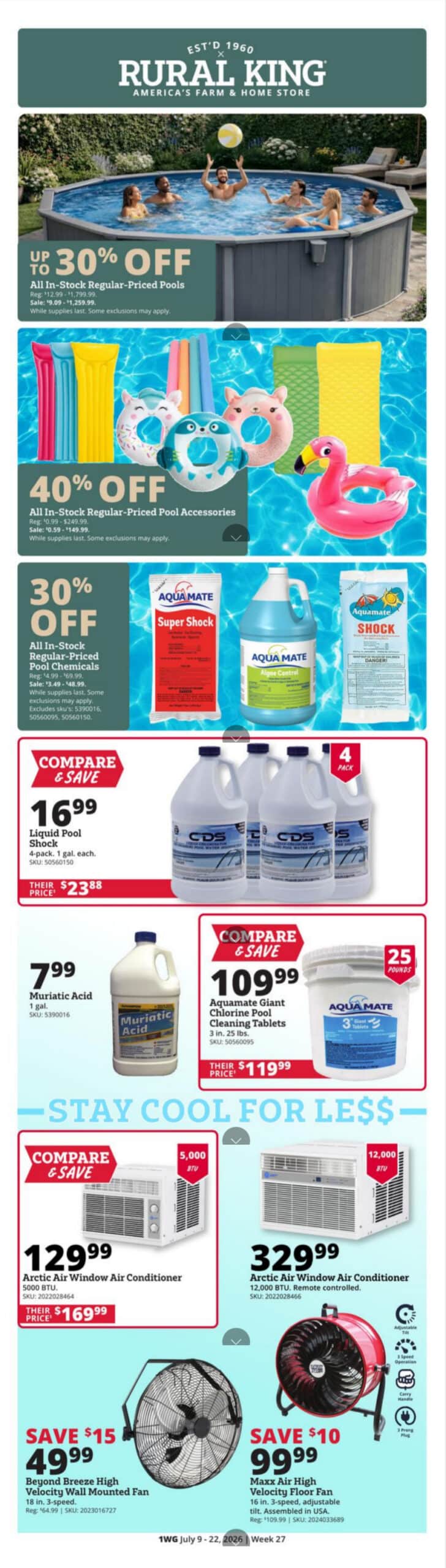 Rural King Ad Sale