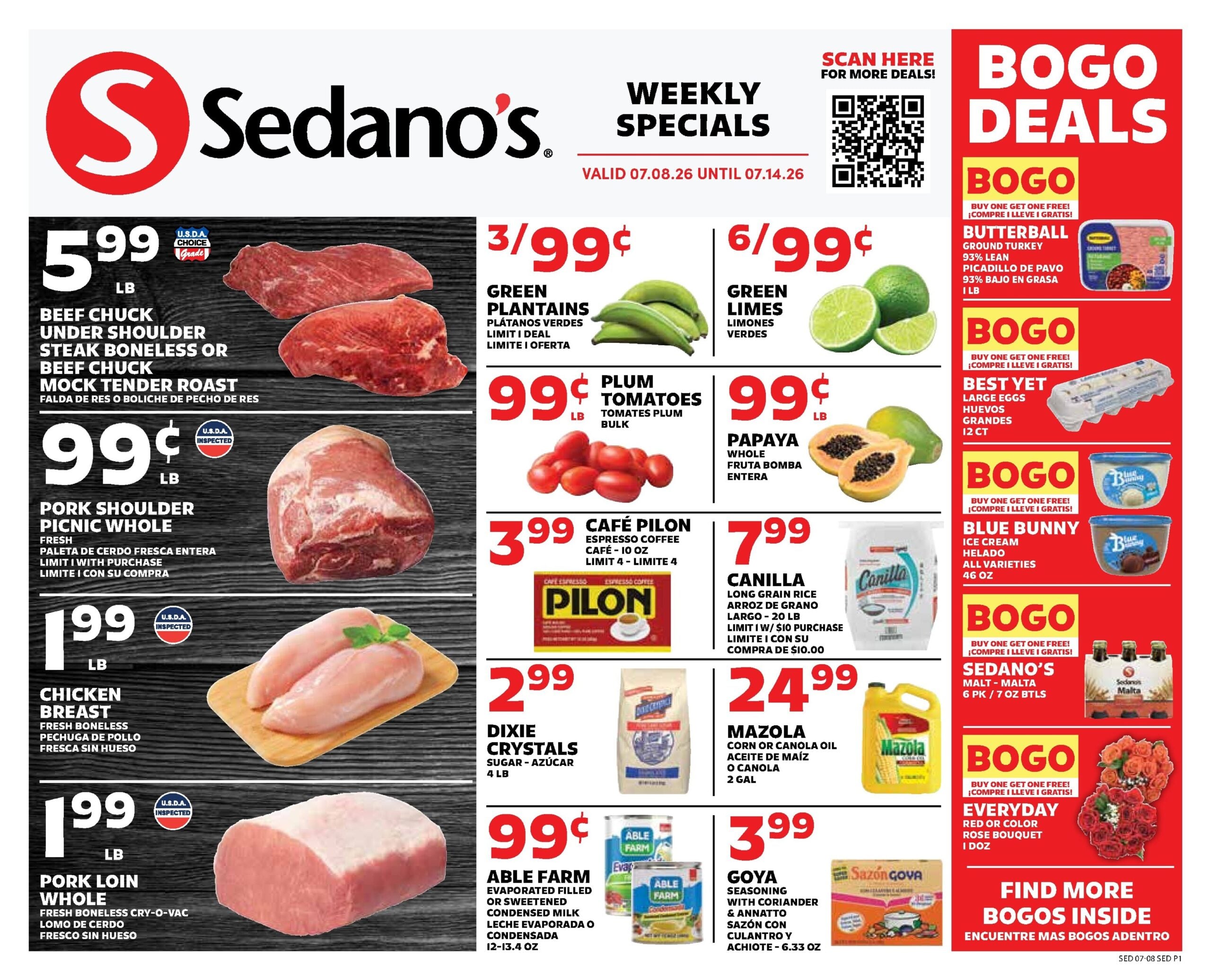 Sedano’s In Store Weekly Ad