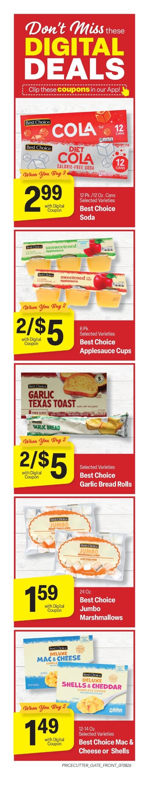 Price Cutter Ad