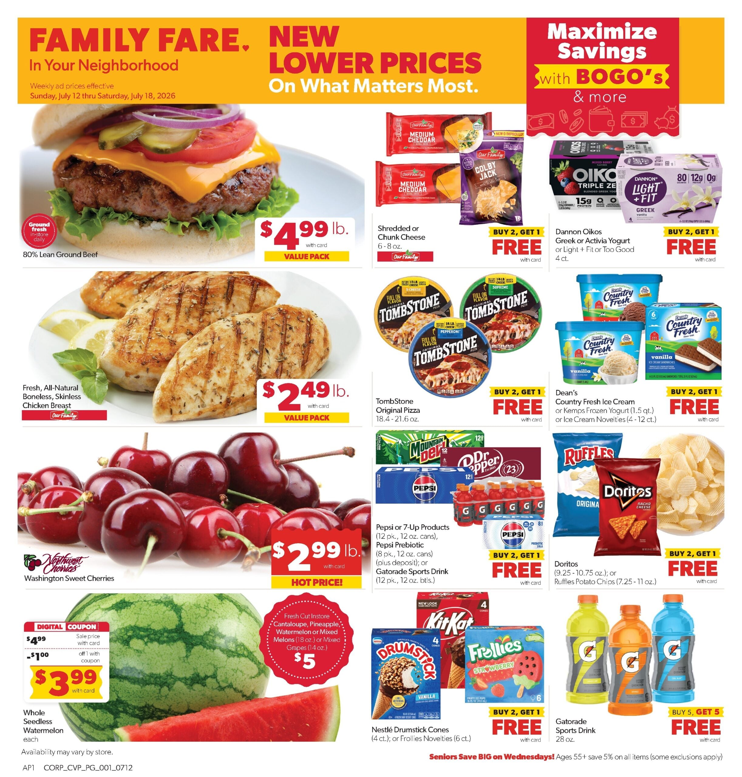 Family Fare In Store Weekly Ad