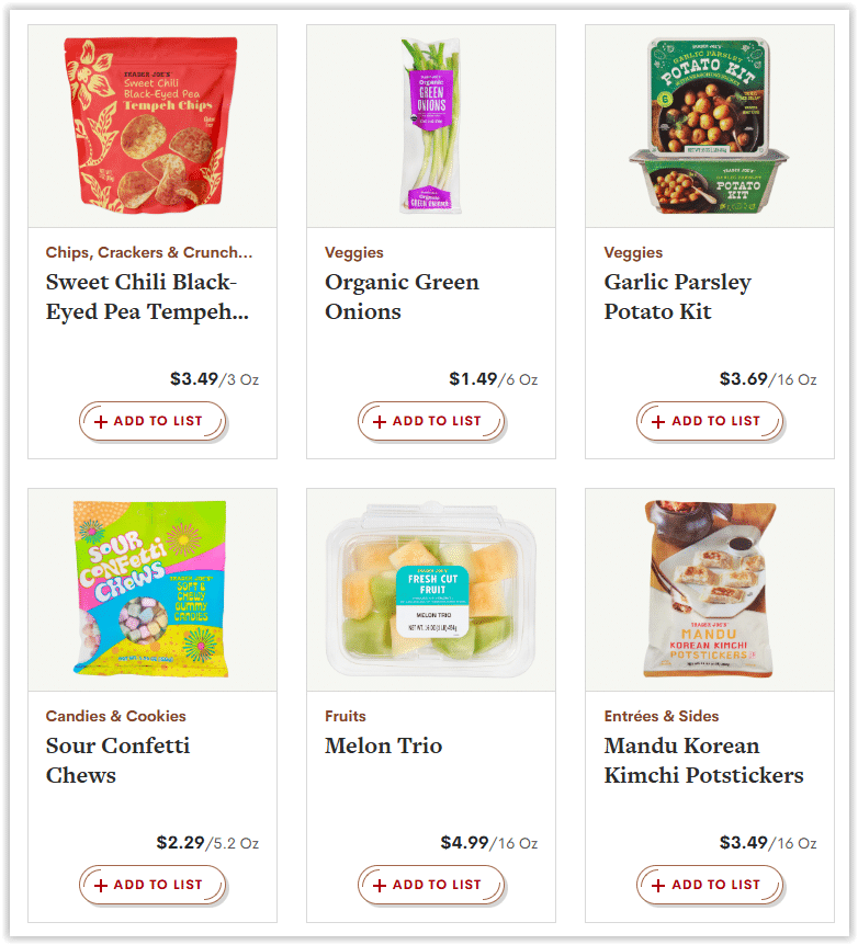 Trader Joe's Weekly Ad