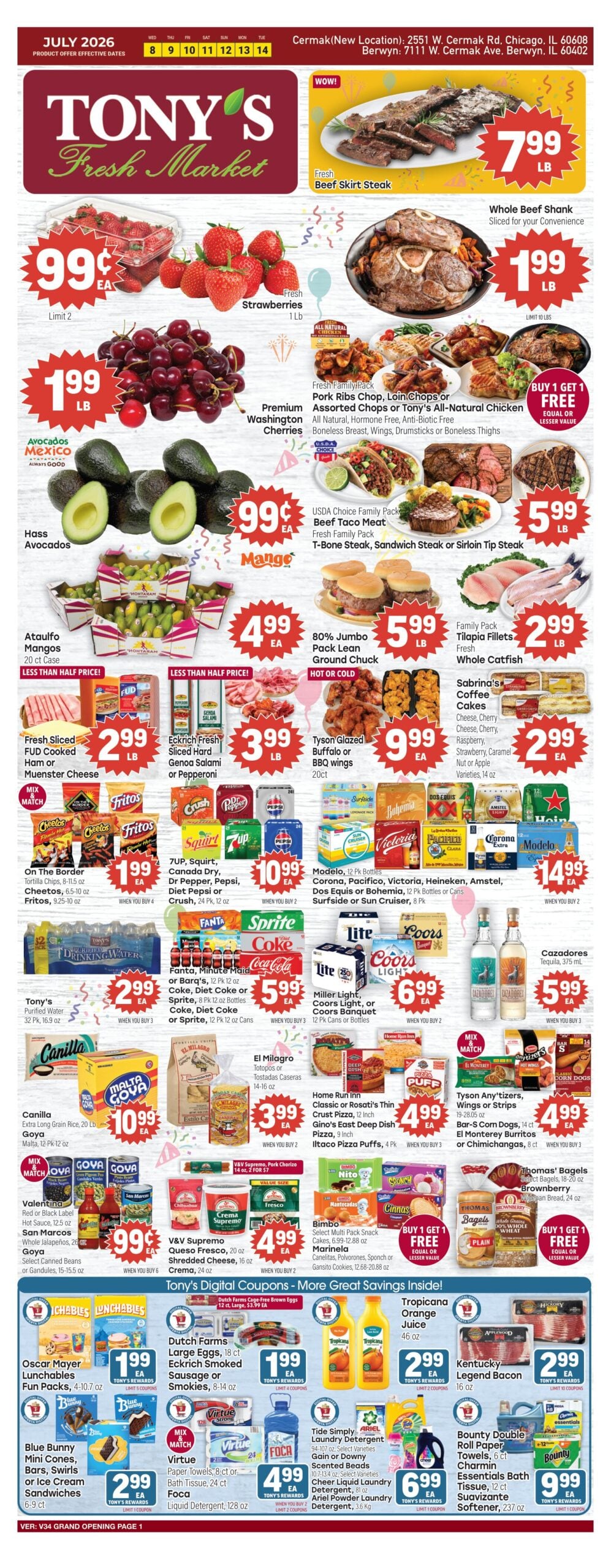 Tony’s Weekly Ad