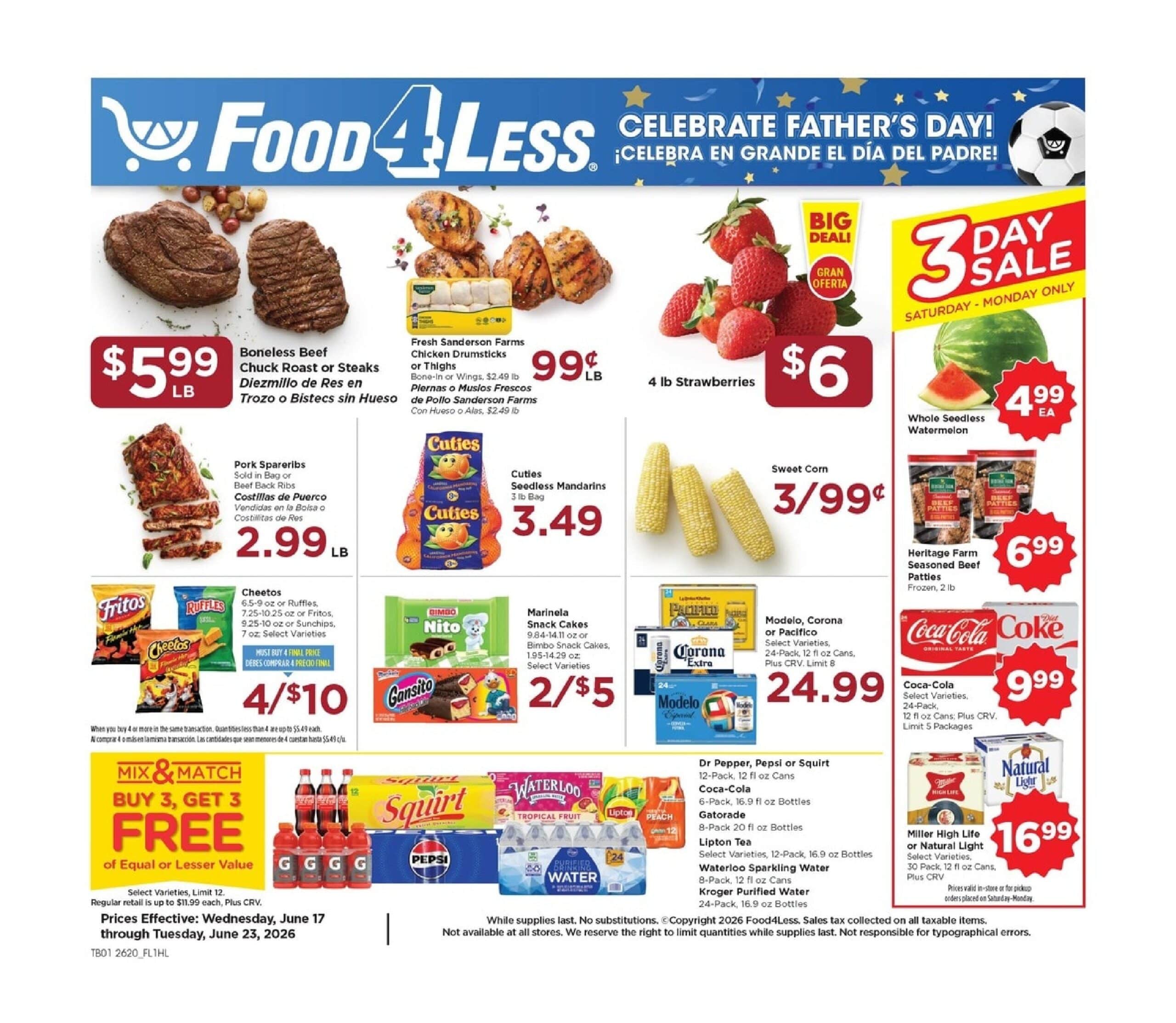 Food 4 Less In-Store Weekly Ad