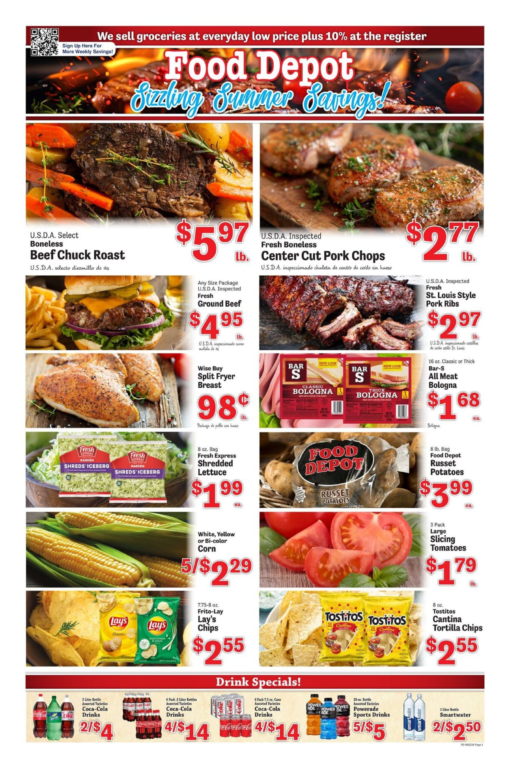 Food Depot Ad