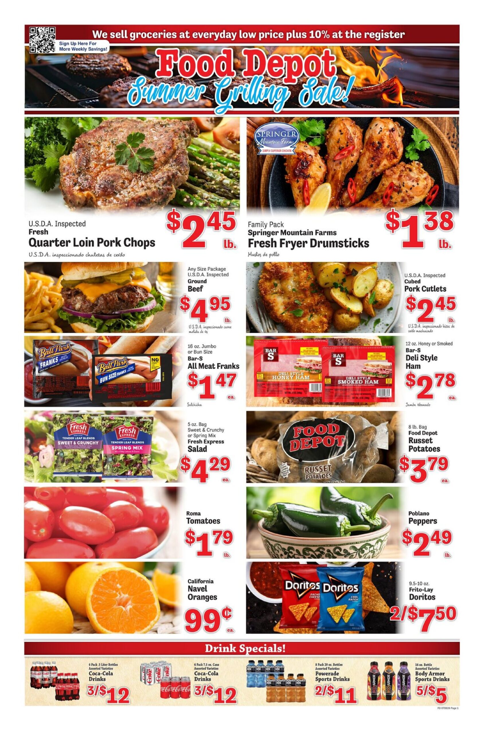 Food Depot Ad