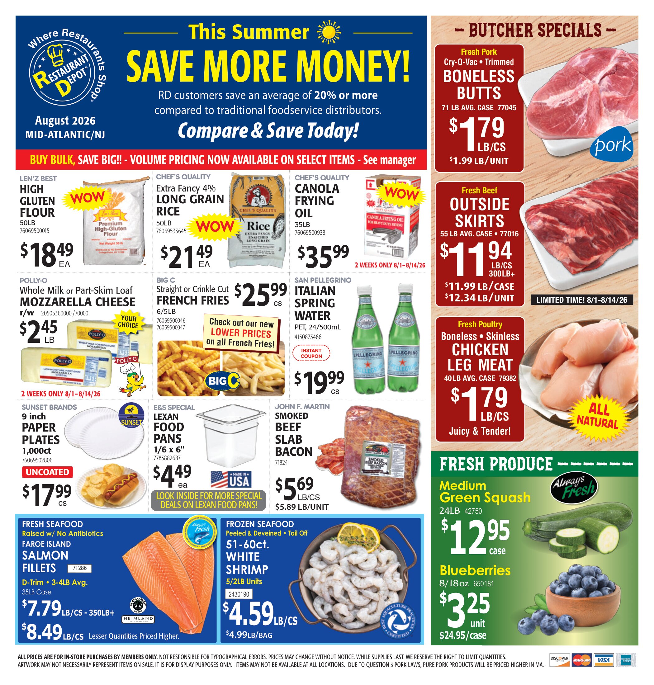 Restaurant Depot Monthly Ad