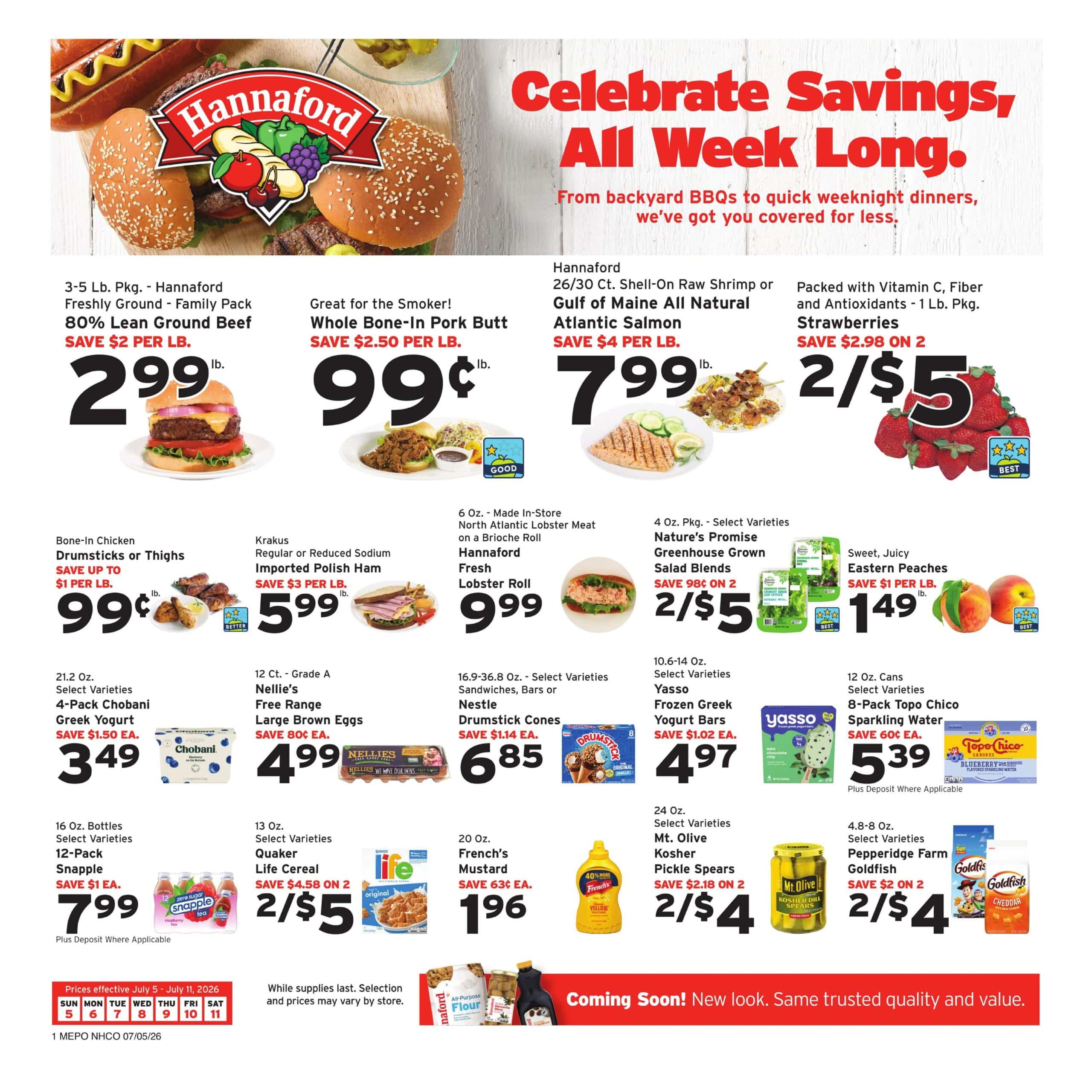 Hannaford In Store Weekly Ad