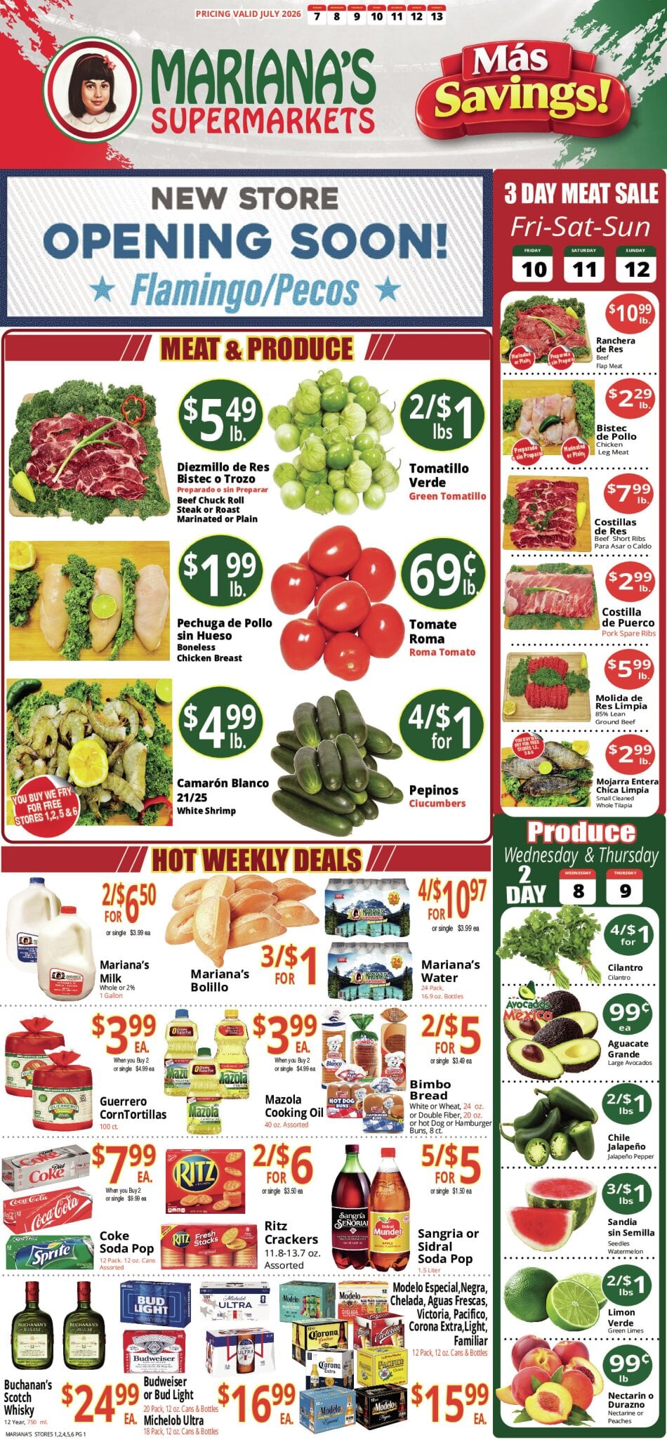 Mariana's Weekly Ad