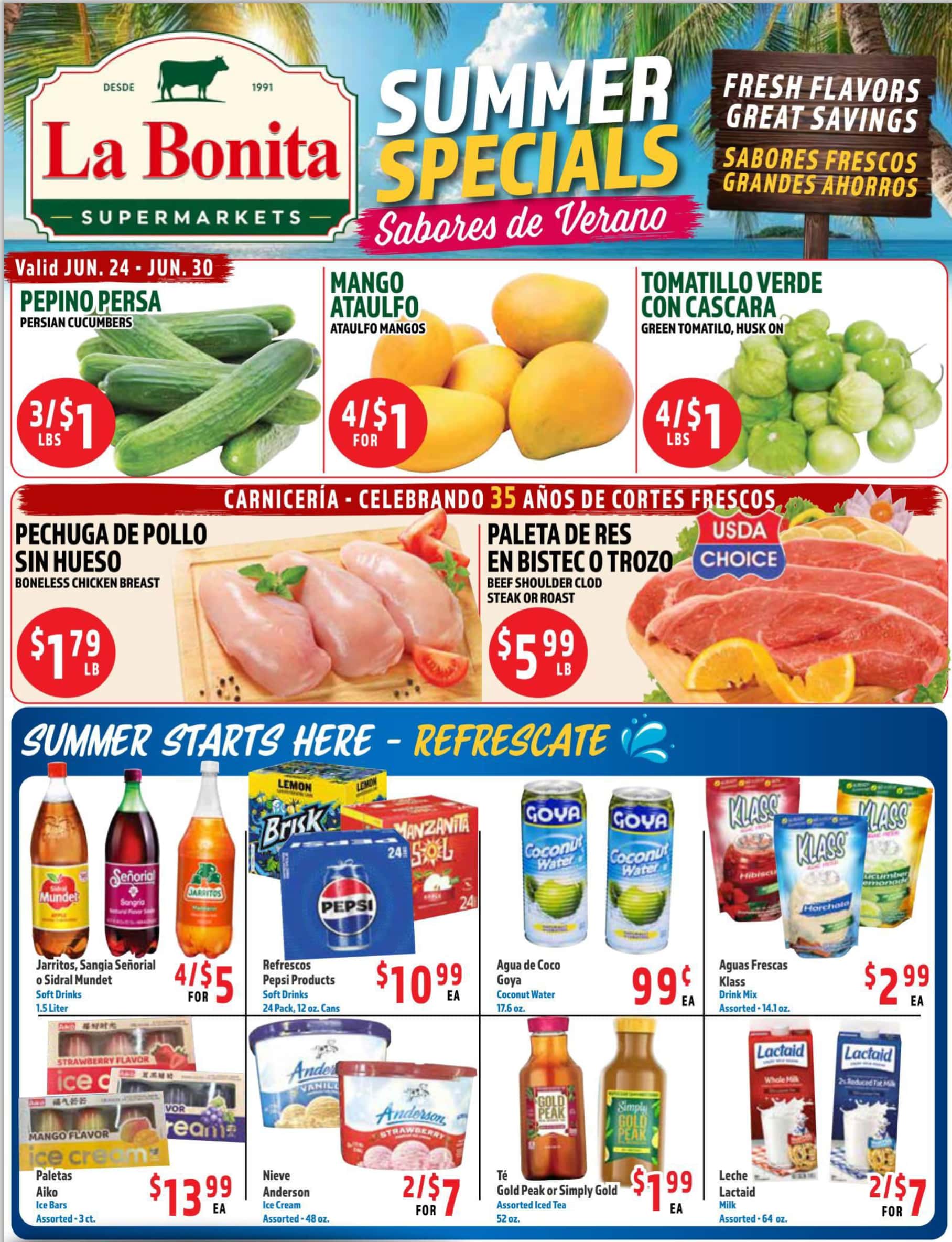 La Bonita Supermarkets Ad