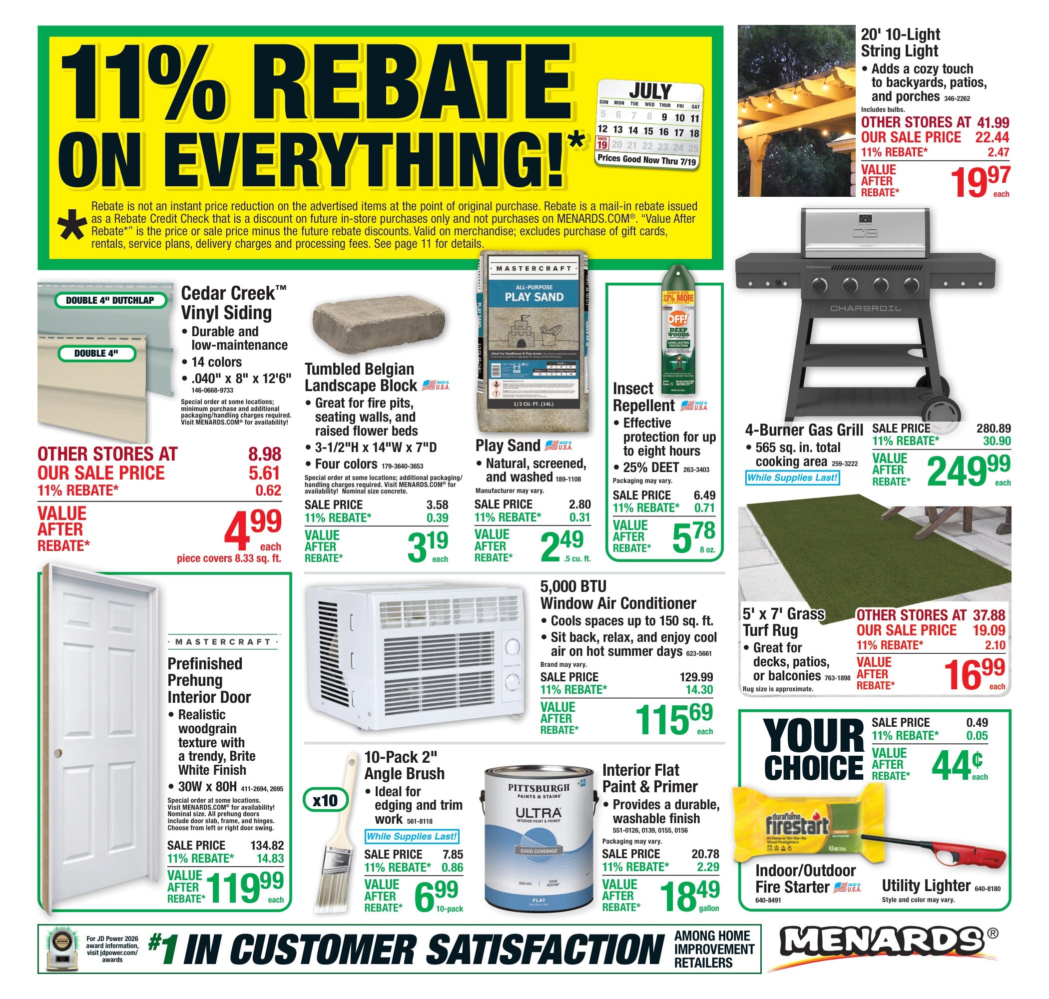 Menards Ad Deals