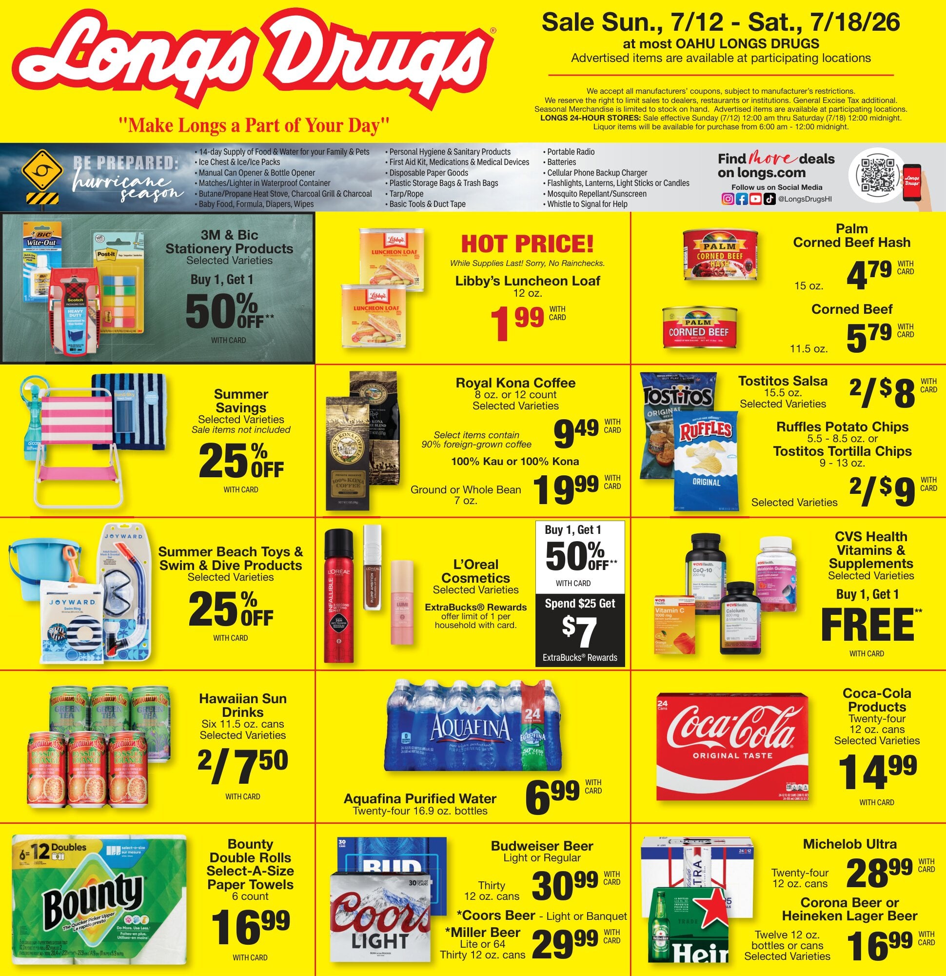 Longs Weekly Ad