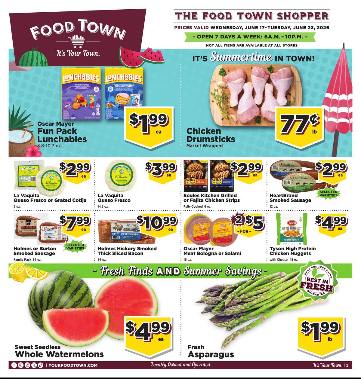 Food Town In-Store Weekly Ad