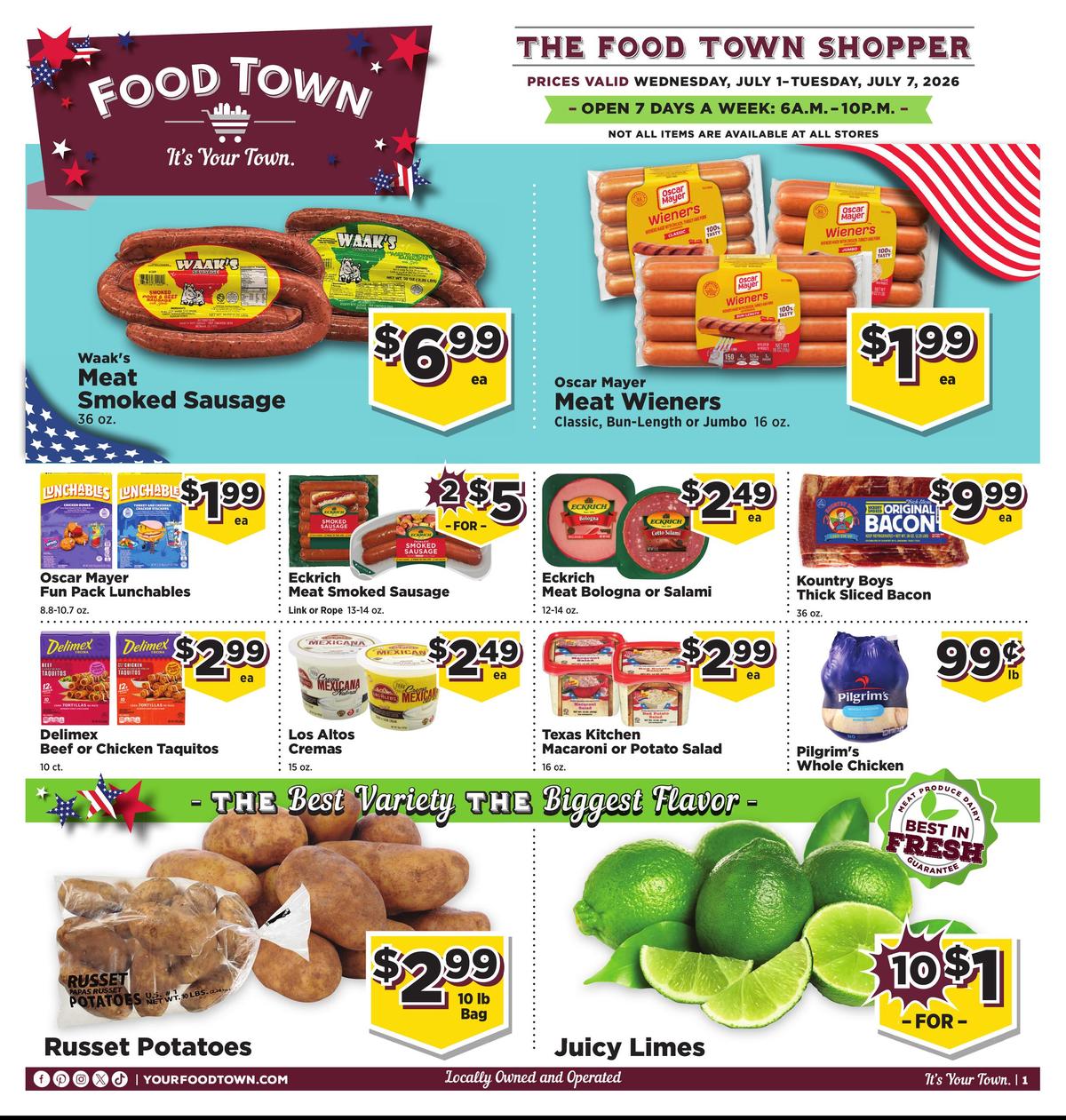 Food Town In-Store Weekly Ad