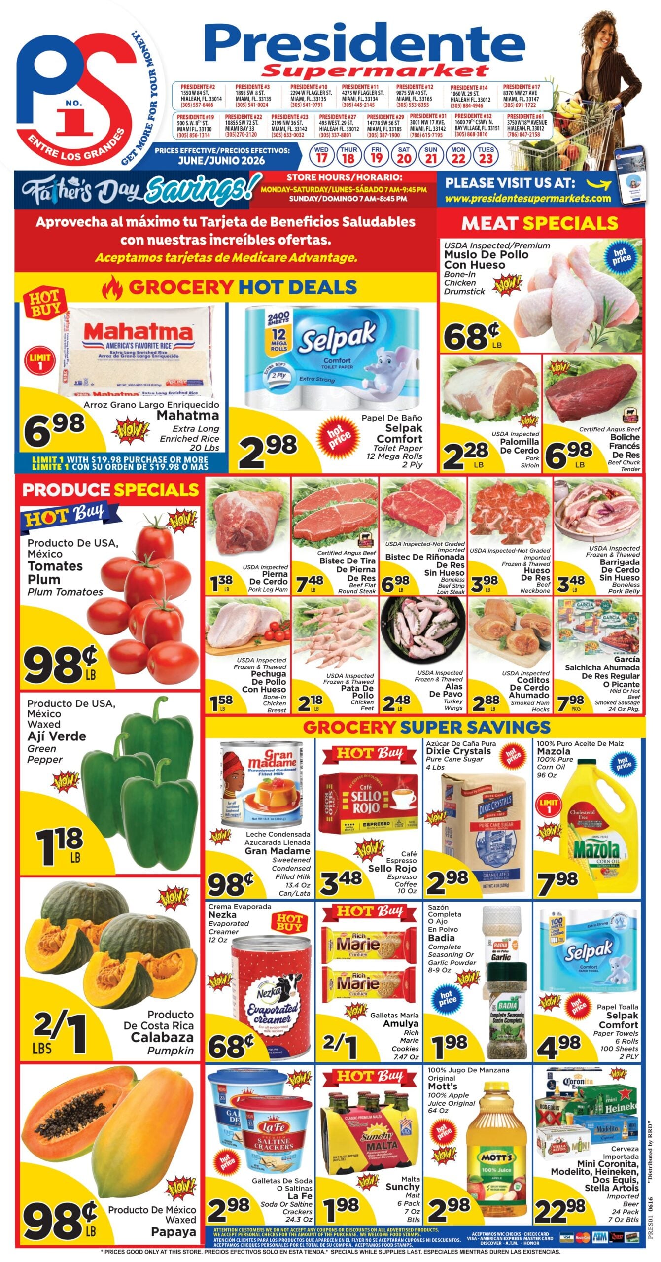 Presidente Supermarket Weekly Ad