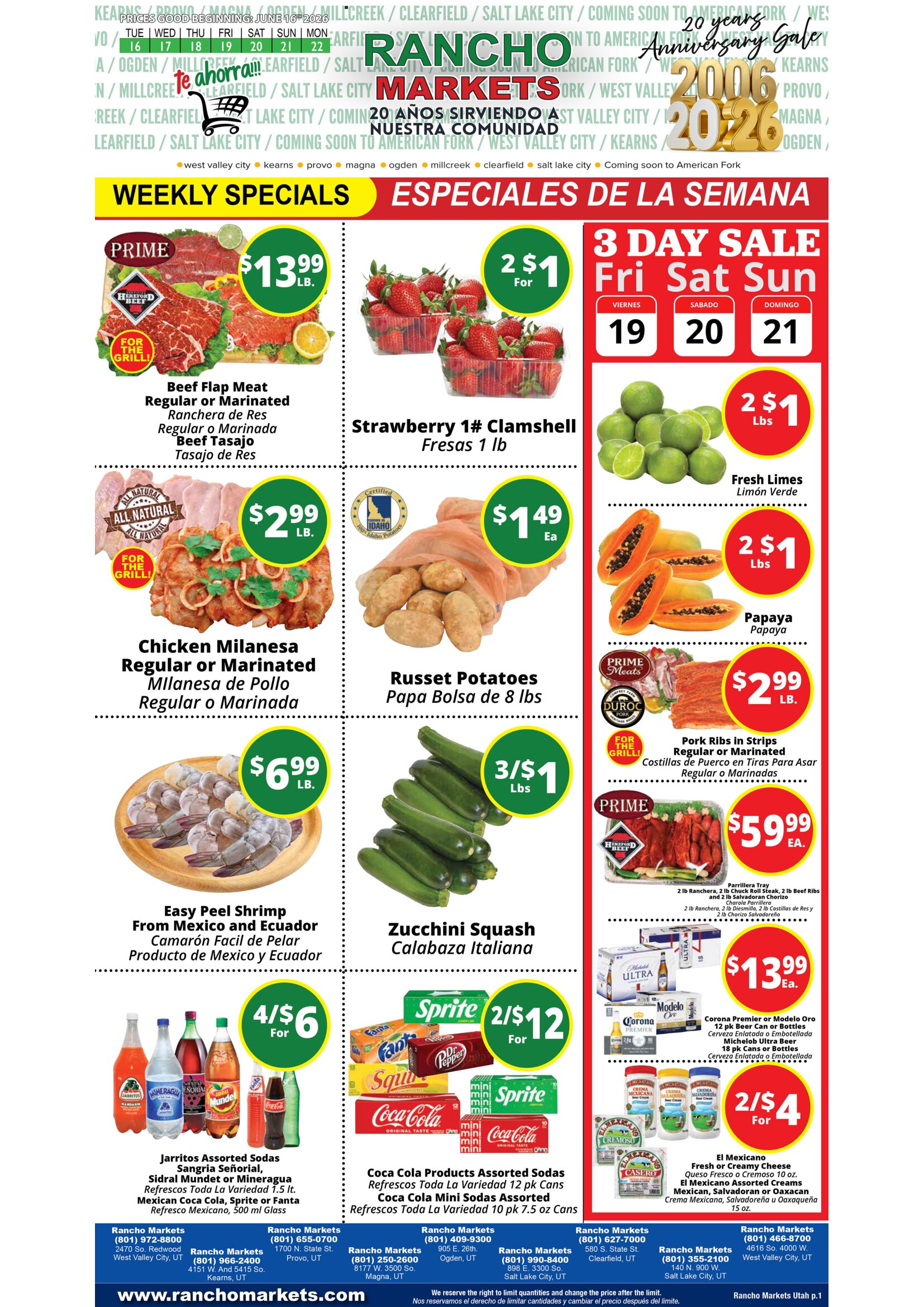 Rancho Markets In-Store Weekly Ad