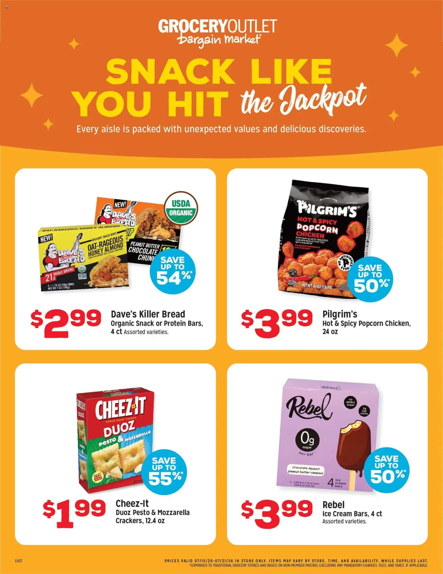 July Outlet Grocery Outlet In Store Weekly Ad July 15 – July 21, 2026