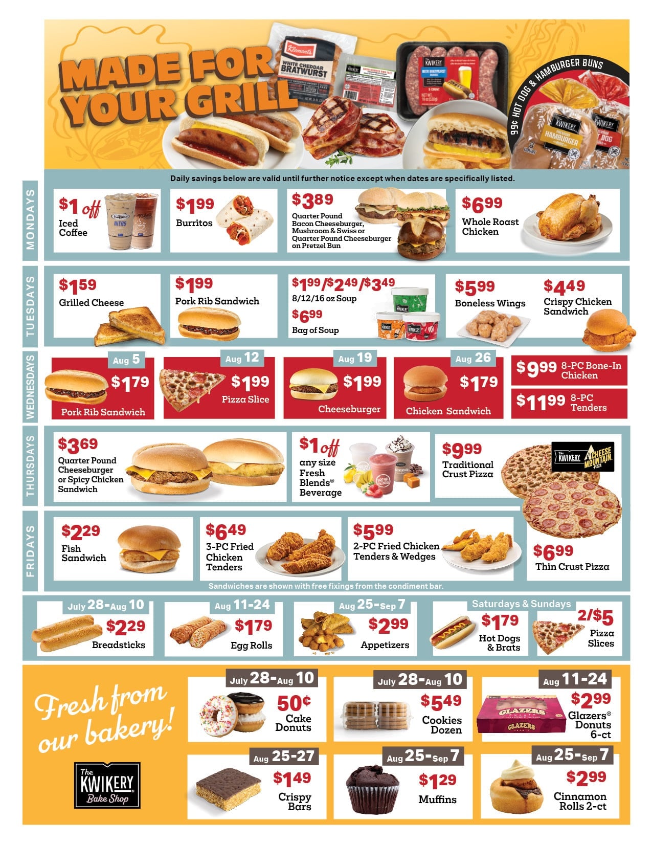 Kwik Trip Monthly Ad