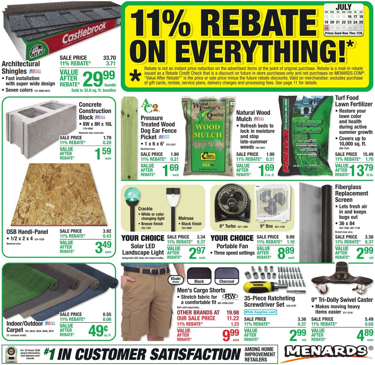 Menards Ad Deals