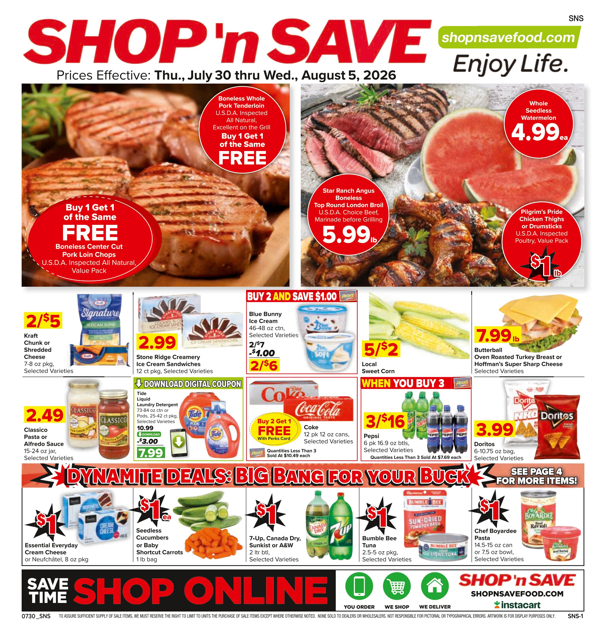 Shop 'n Save Ad