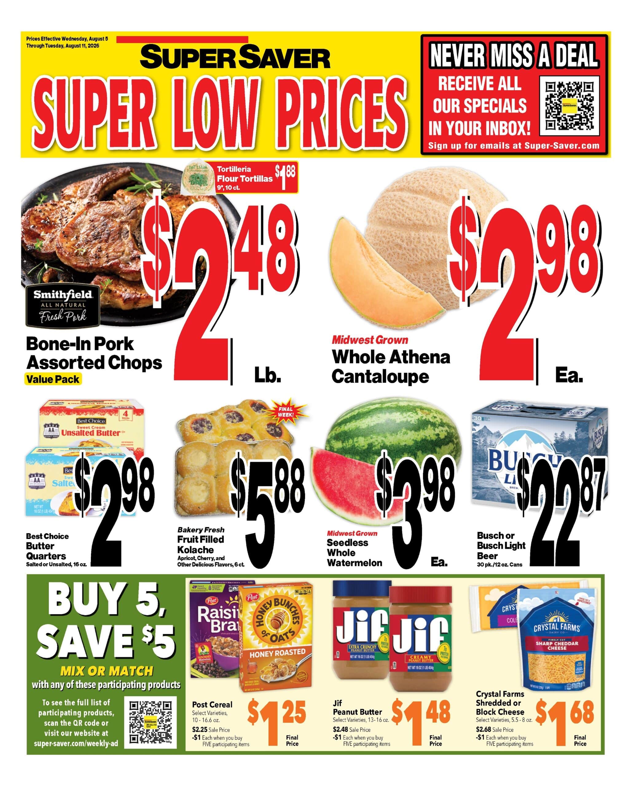 Super Saver Ad
