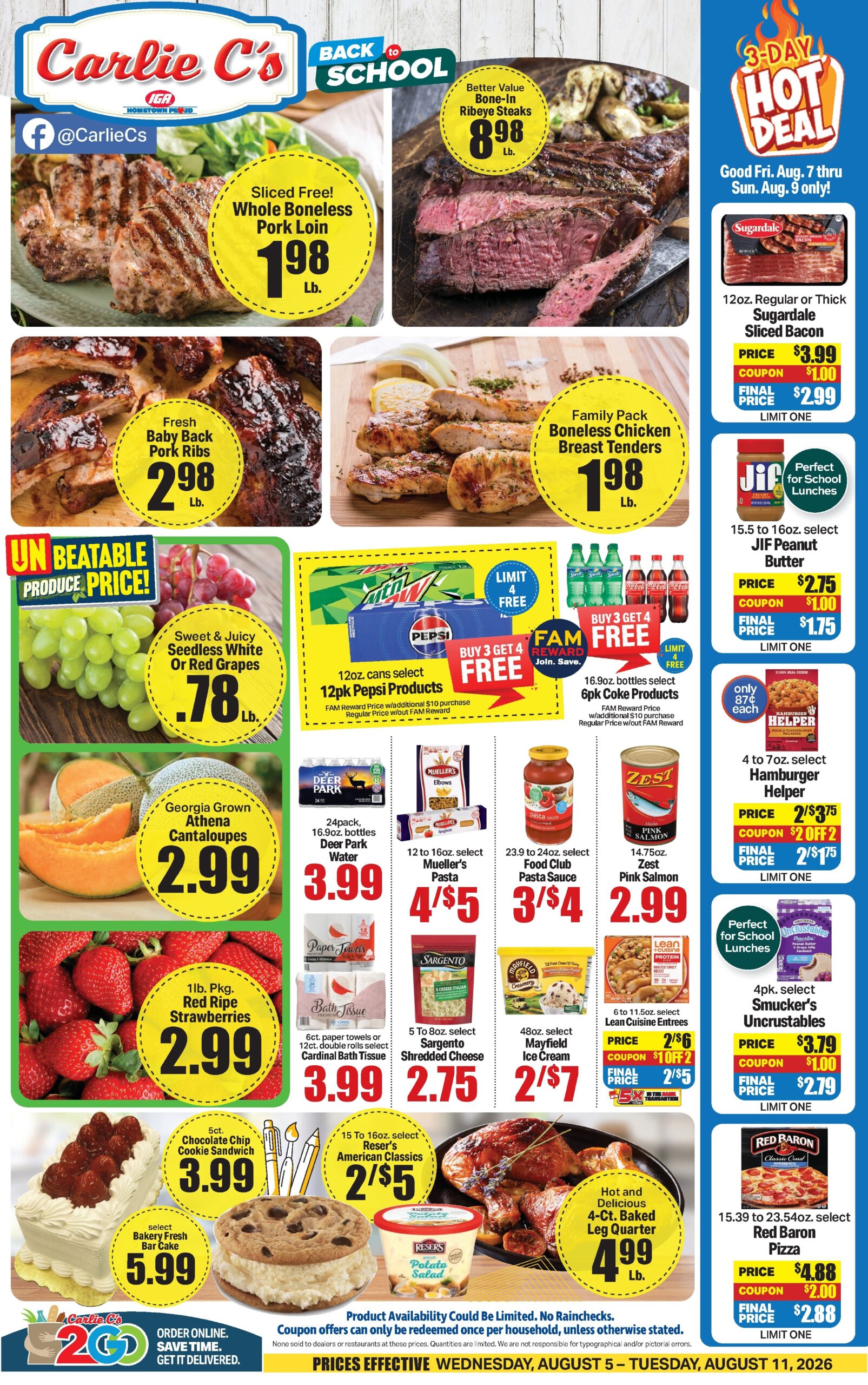 Carlie C’s In-Store Weekly Ad