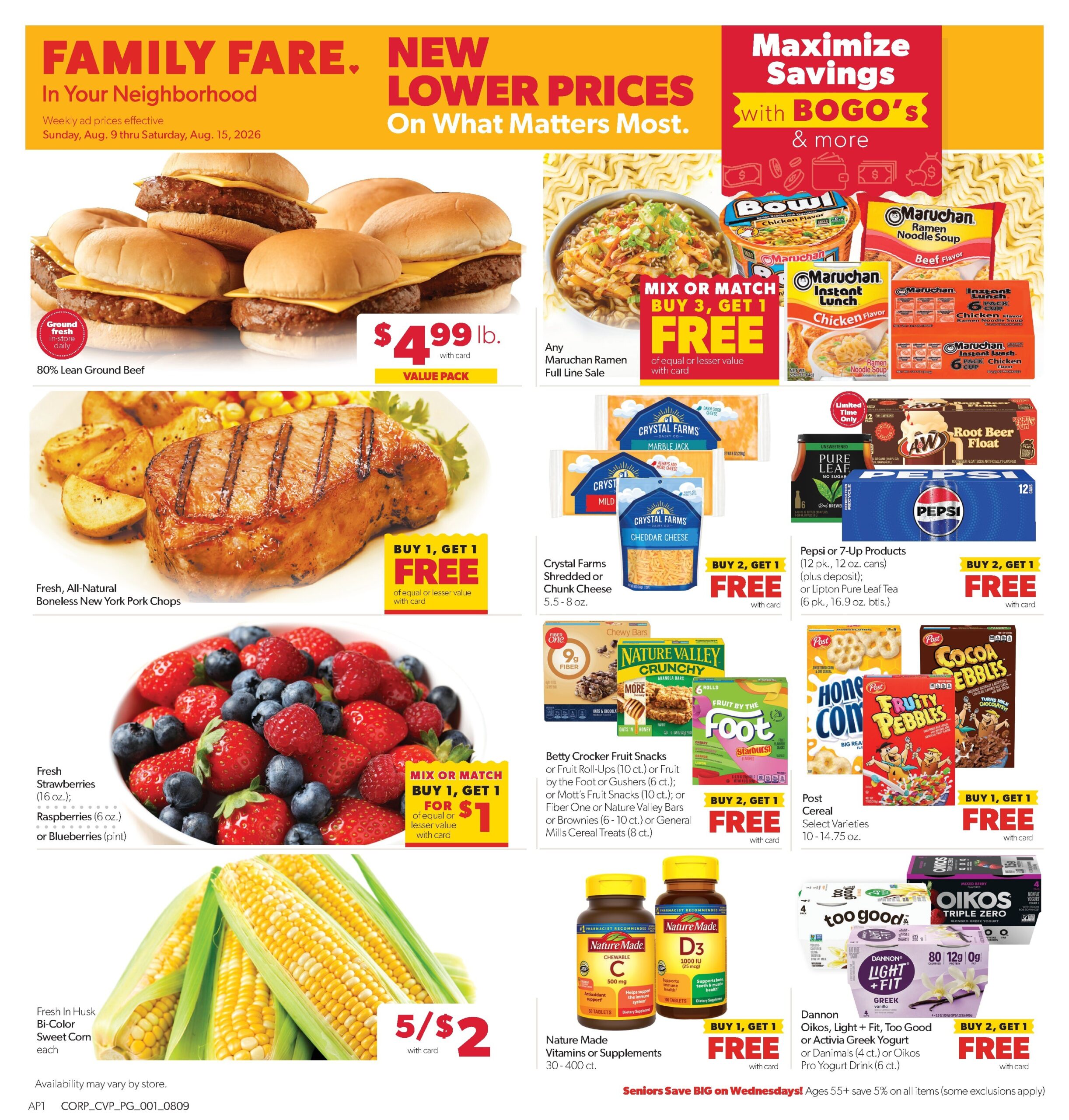 Family Fare In Store Weekly Ad