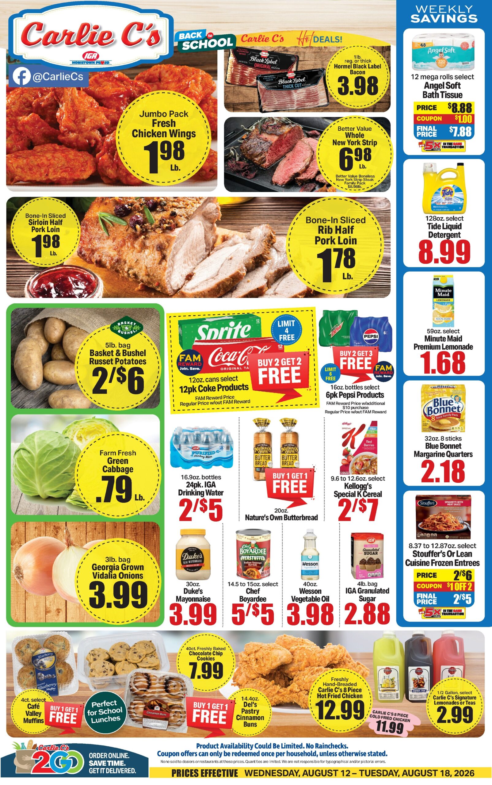 Carlie C’s Weekly Ad