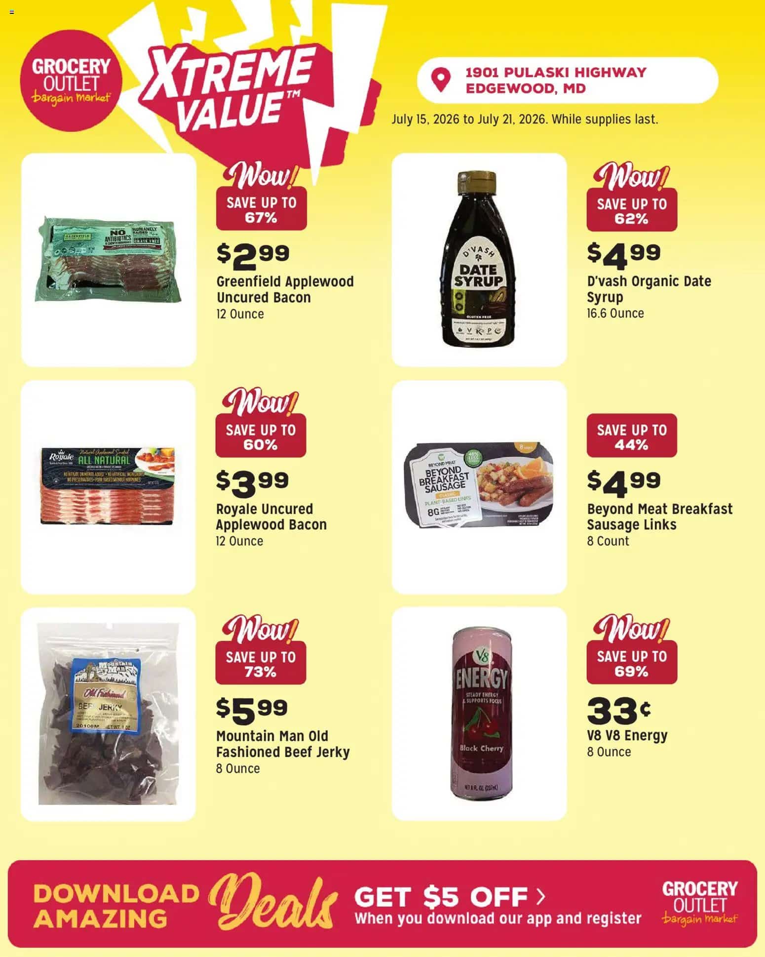 Grocery Outlet In Store Weekly Ad July 15 – July 21, 2026