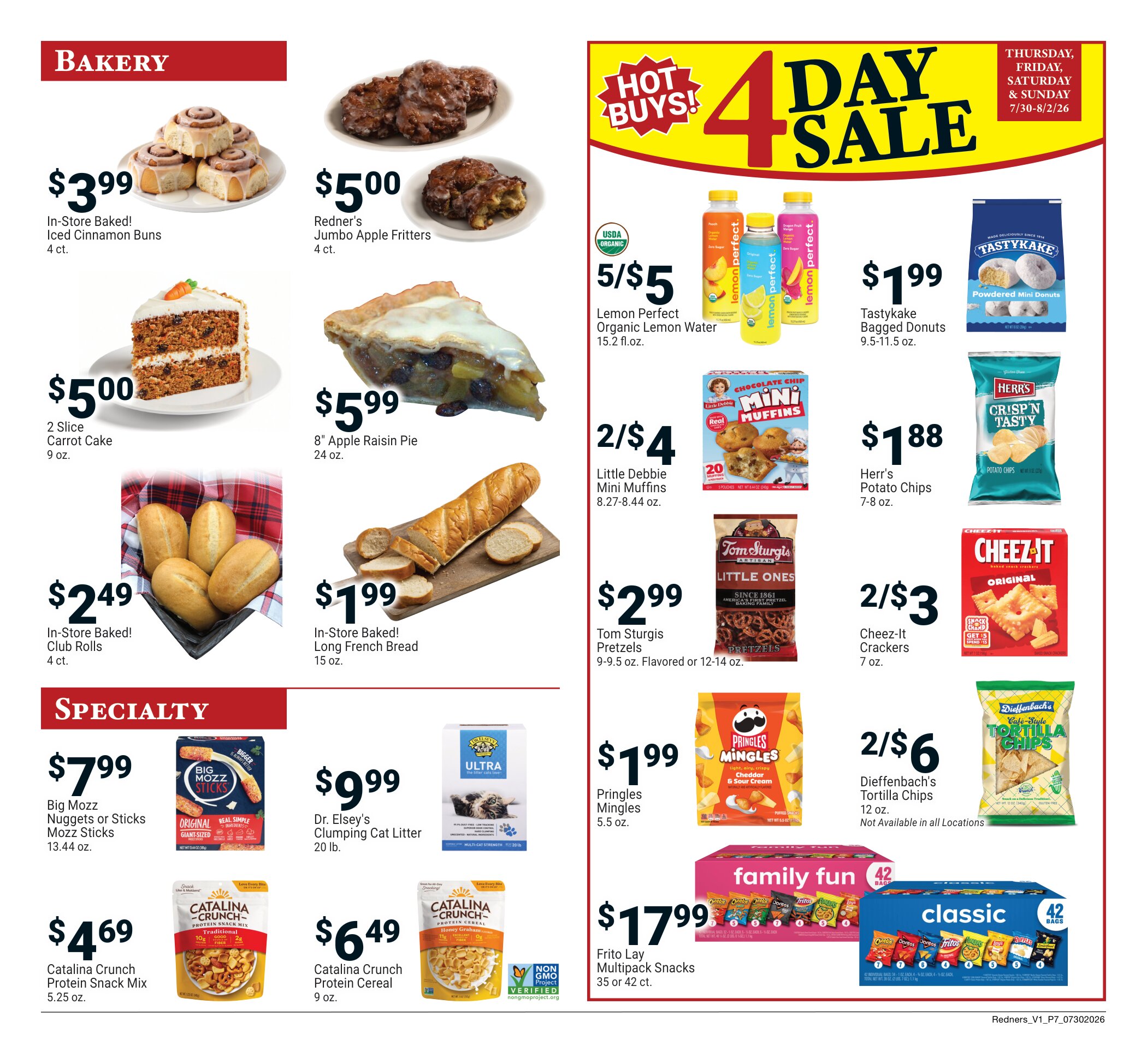 Redner's Weekly Ad July 30 – August 5, 2026