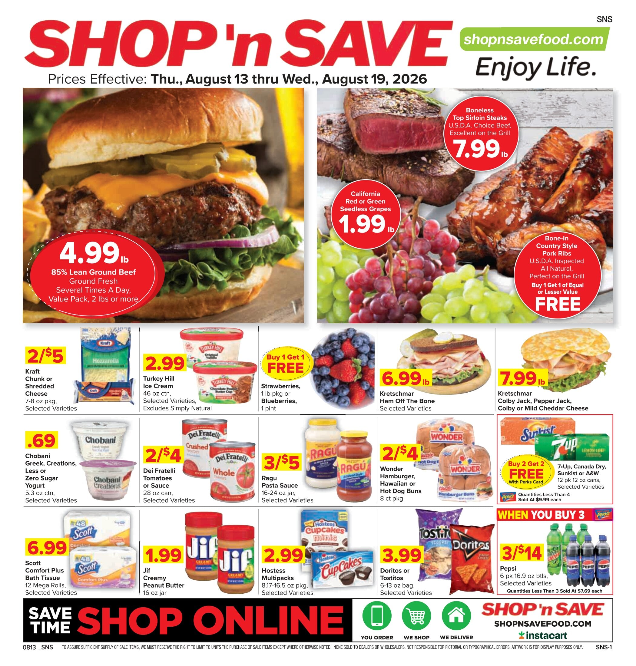 Shop 'n Save Ad