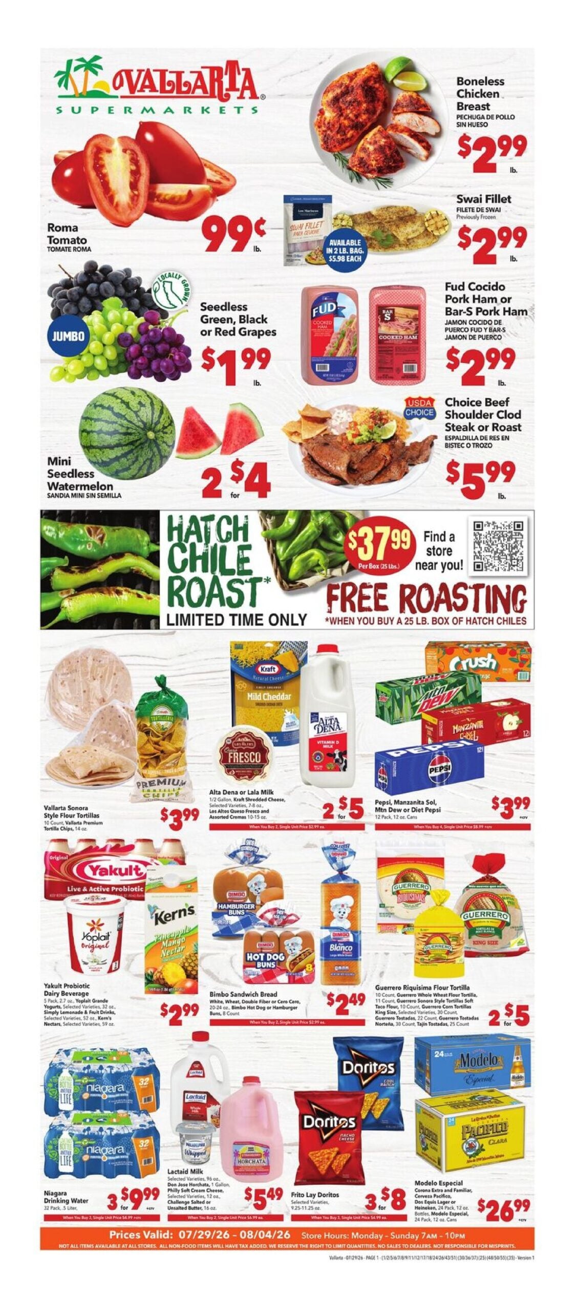 Vallarta In-Store Weekly Ad