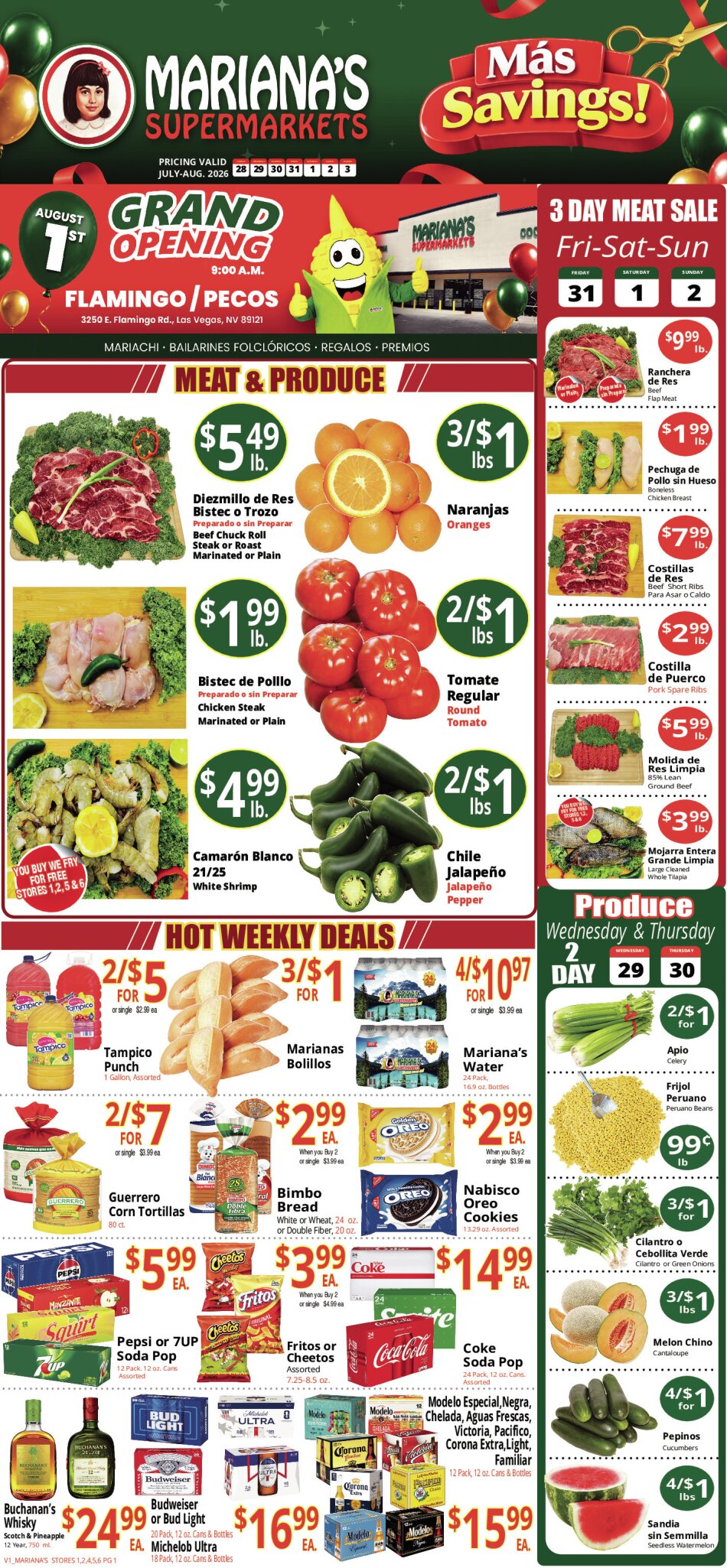 Mariana's Weekly Ad