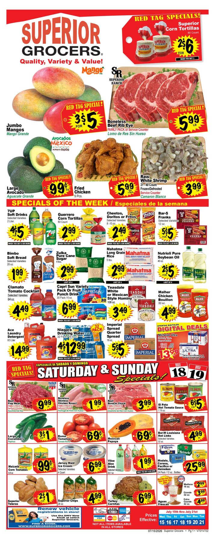 Superior Grocers In-Store Weekly Ad