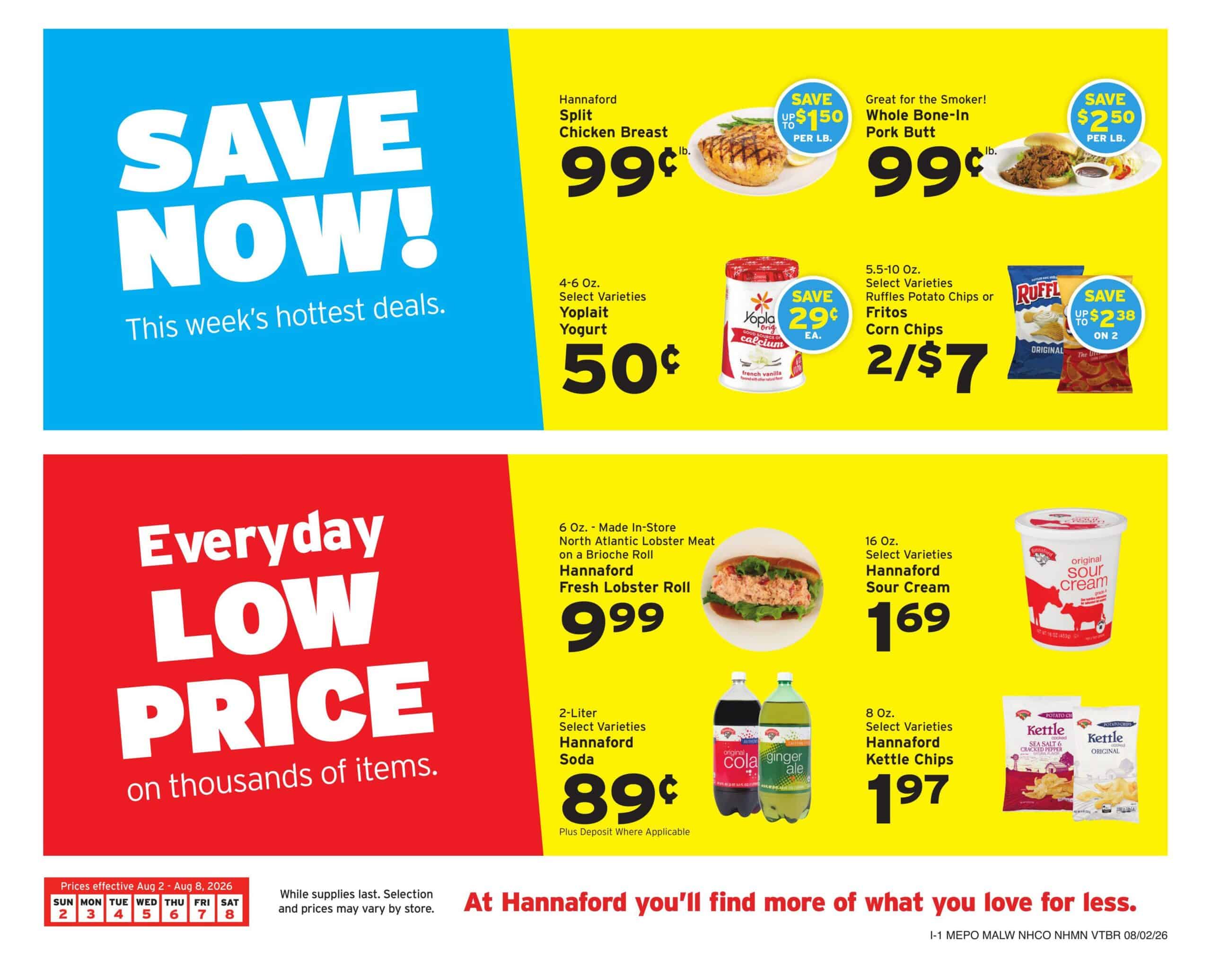 Hannaford In Store Weekly Ad