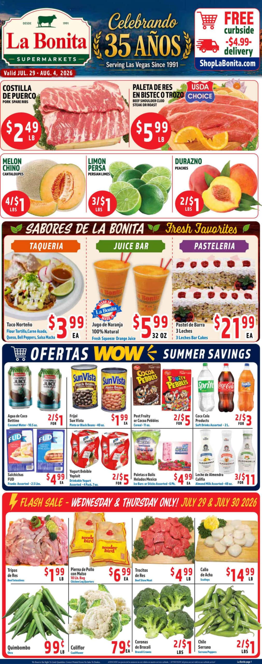 La Bonita Weekly Ad