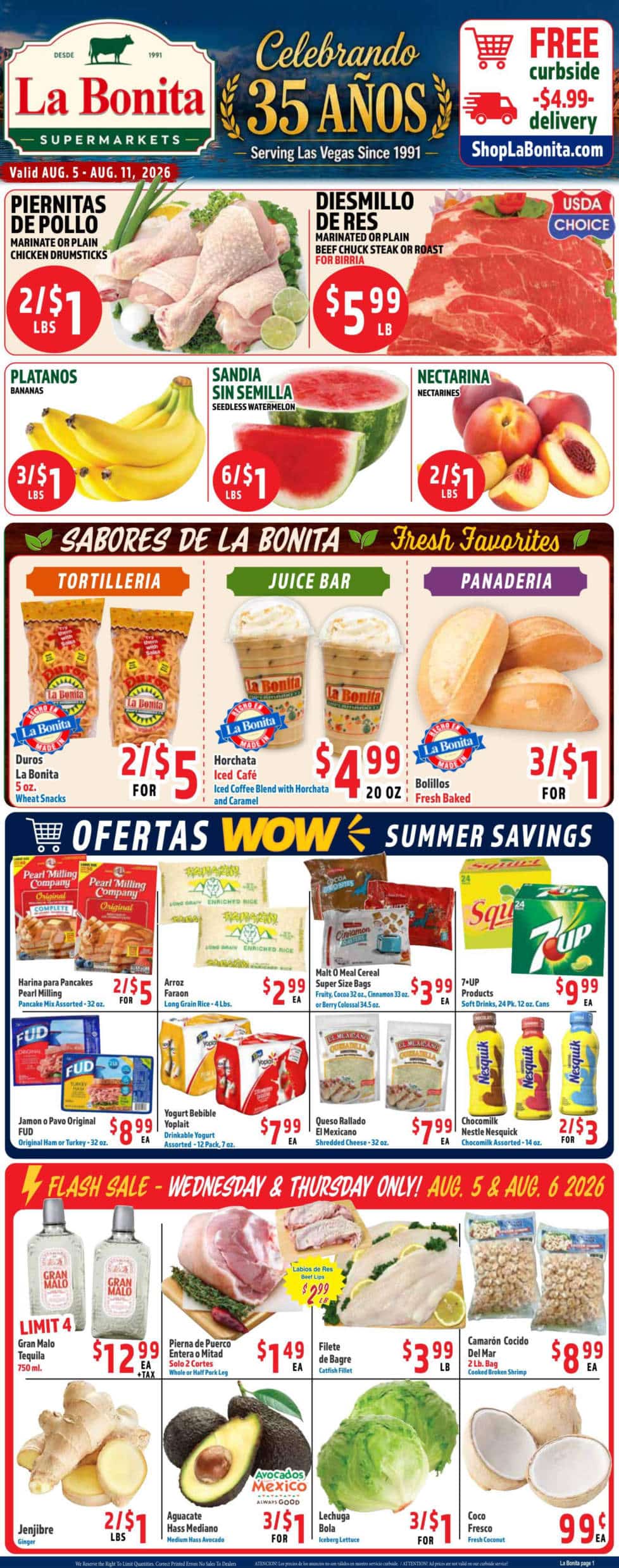 La Bonita Supermarkets Ad