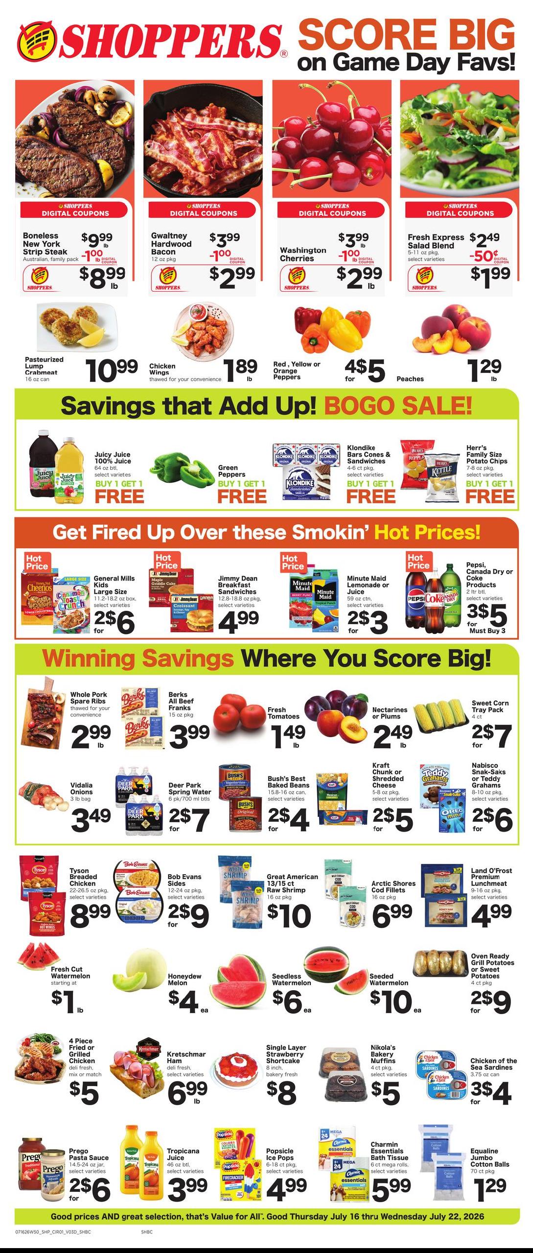 Shoppers Specials