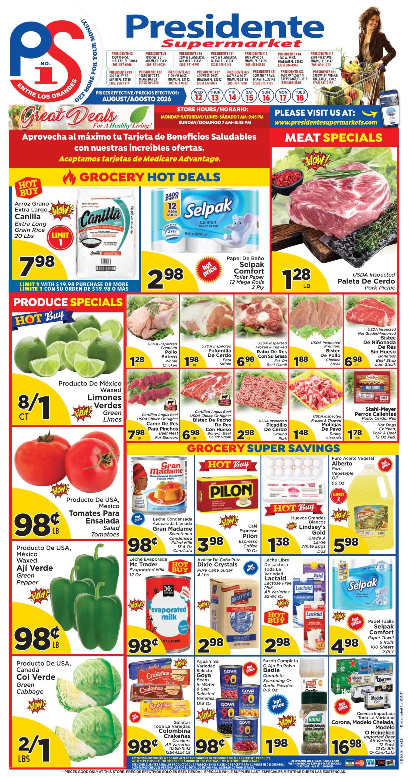 Presidente Supermarket Weekly Ad
