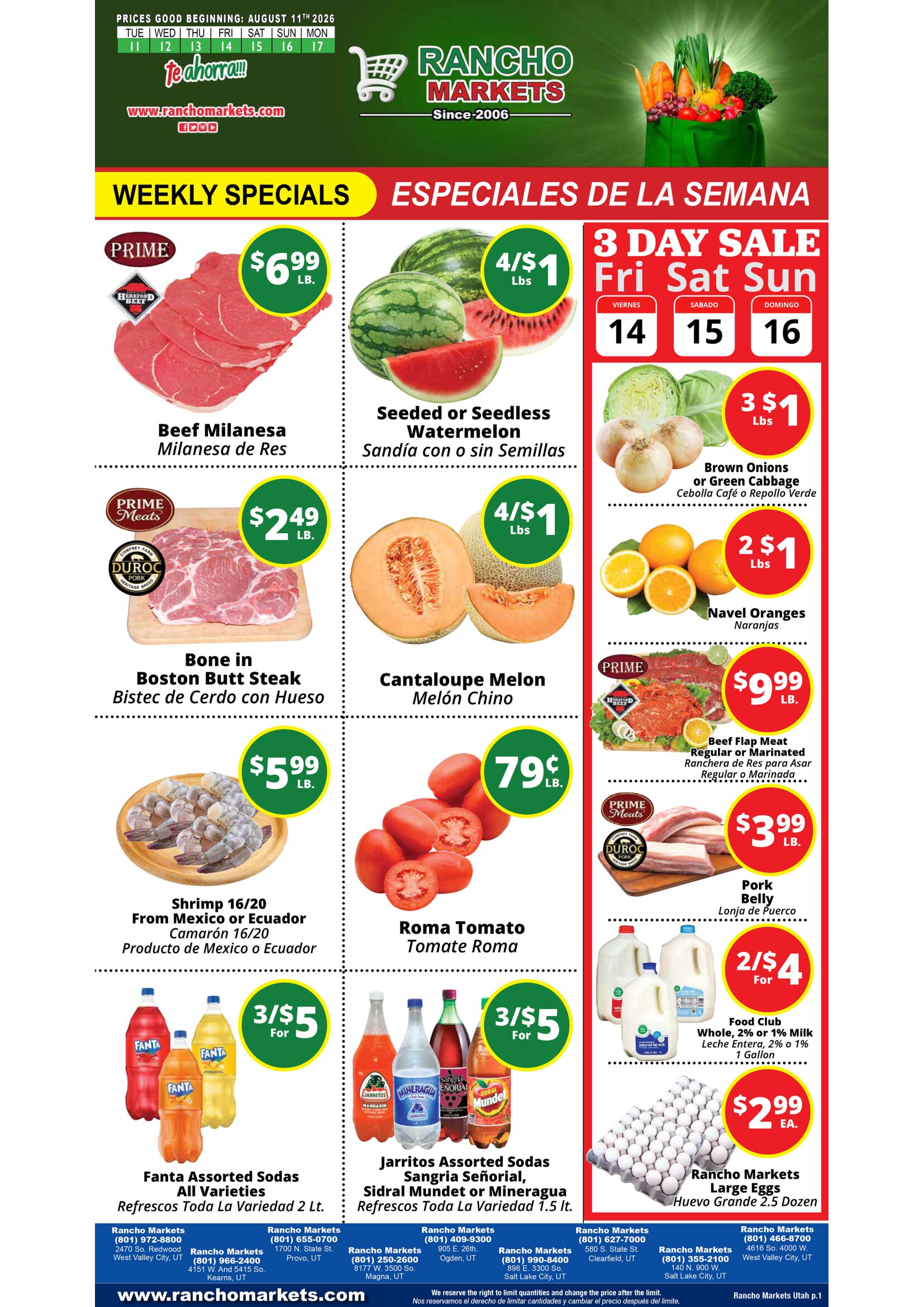 Rancho Markets Weekly Ad