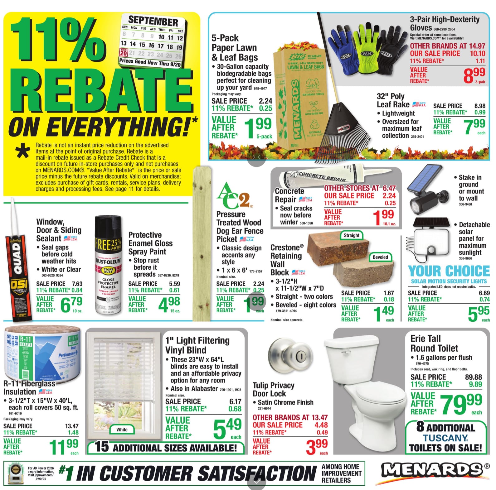 Menards Ad Deals