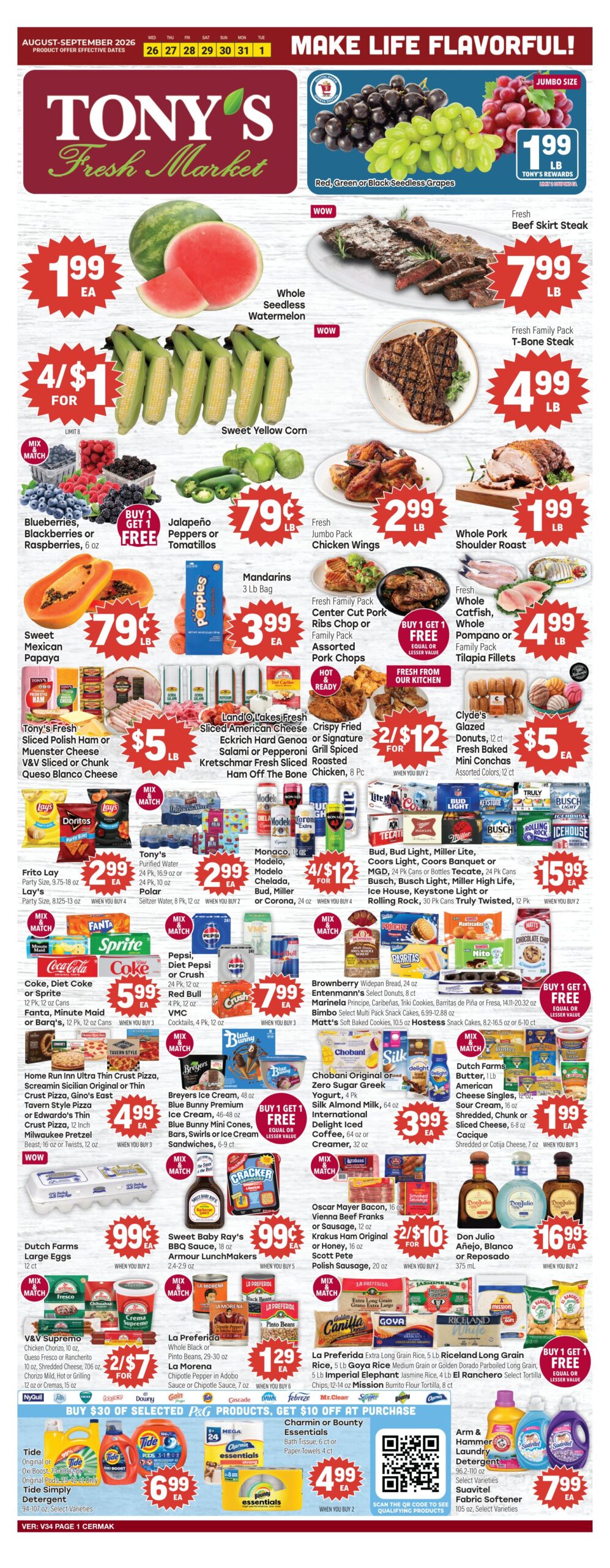 Tony’s Weekly Ad