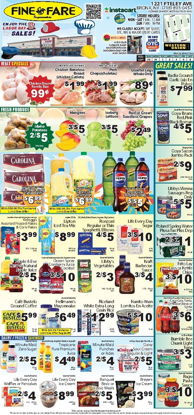 Fine Fare Weekly Circular
