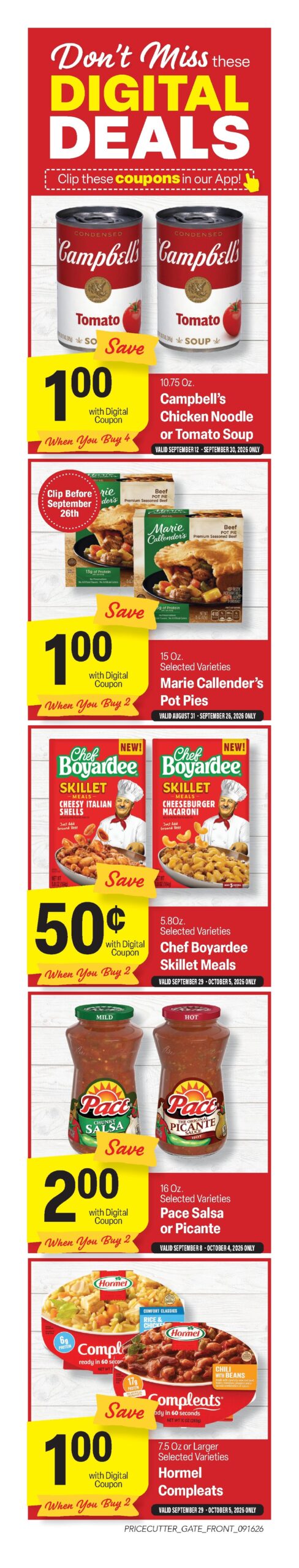 Price Cutter Weekly Ad