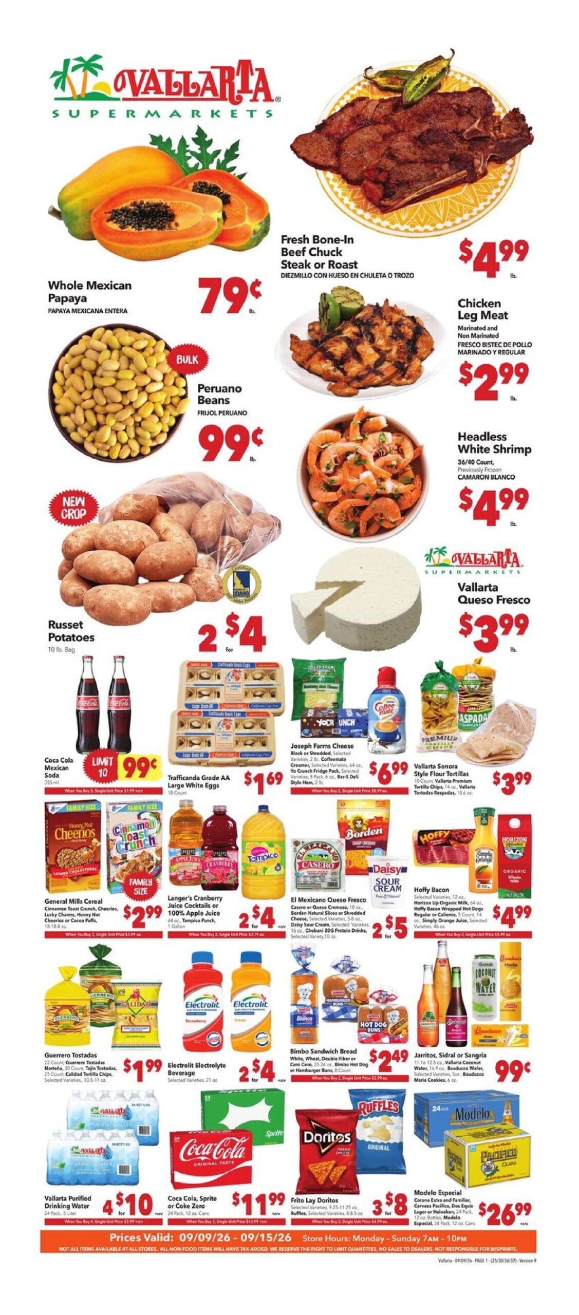 Vallarta In-Store Weekly Ad