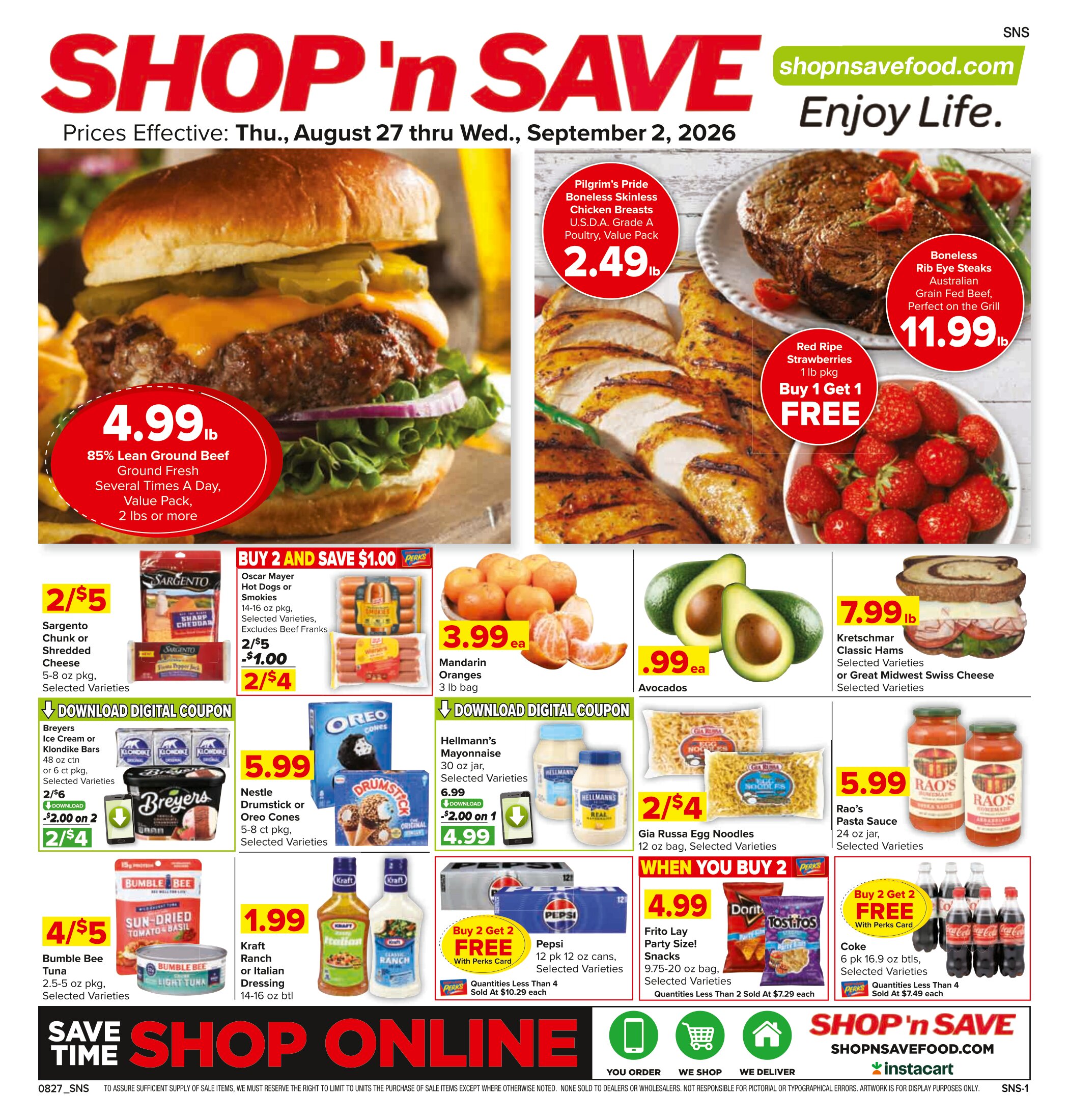 Shop 'n Save Ad