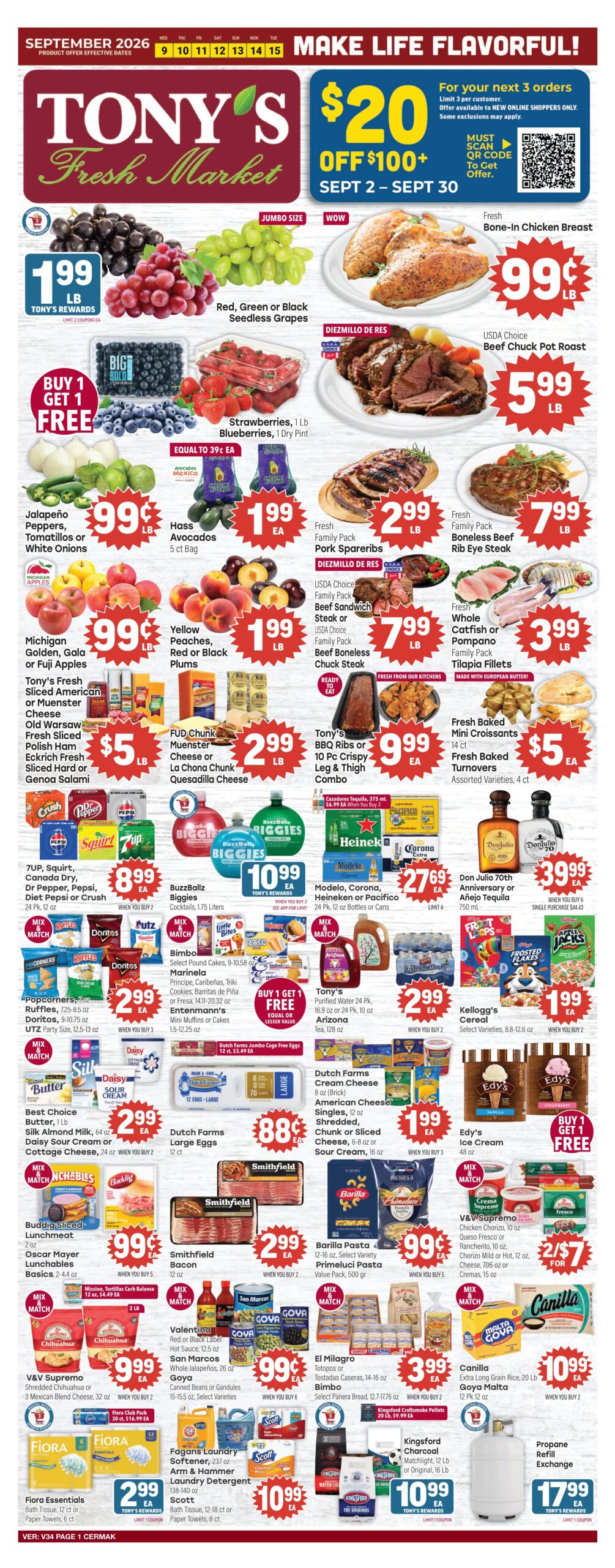 Tony’s Weekly Ad