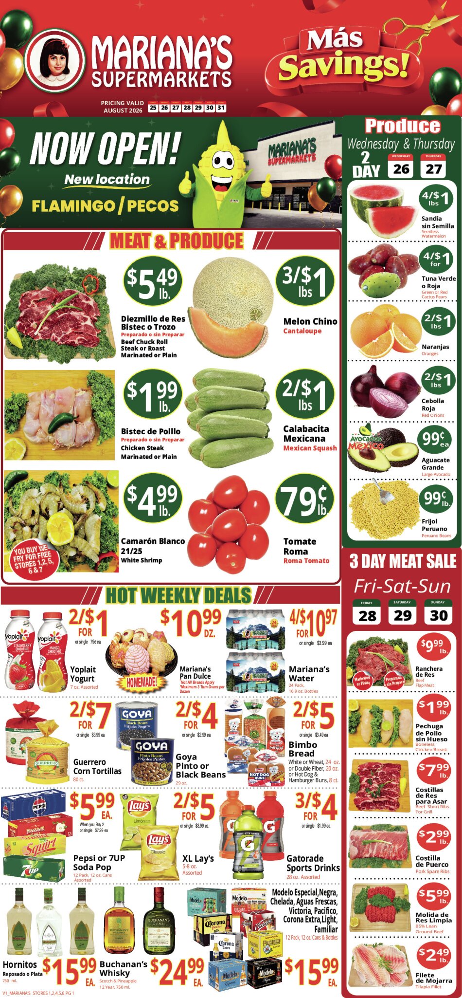 Mariana's Weekly Ad