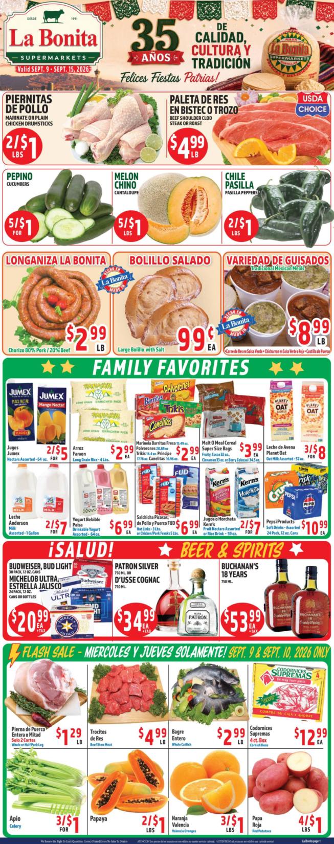La Bonita Weekly Ad